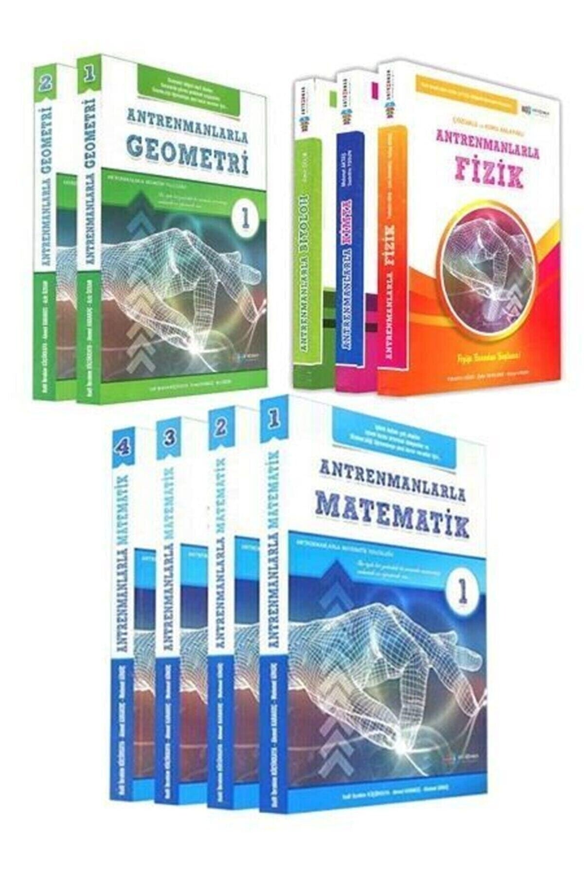 Antrenman Yayınları Antrenmanlarla Matematik 1-2-3-4 Geometri 1-2 Fizik Kimya Biyoloji Süper Set 2022-2023