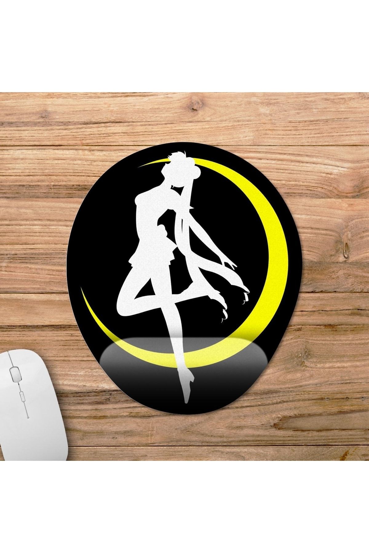 Pixxa Sailor Moon Bilek Destekli Mousepad Model - 3 Oval