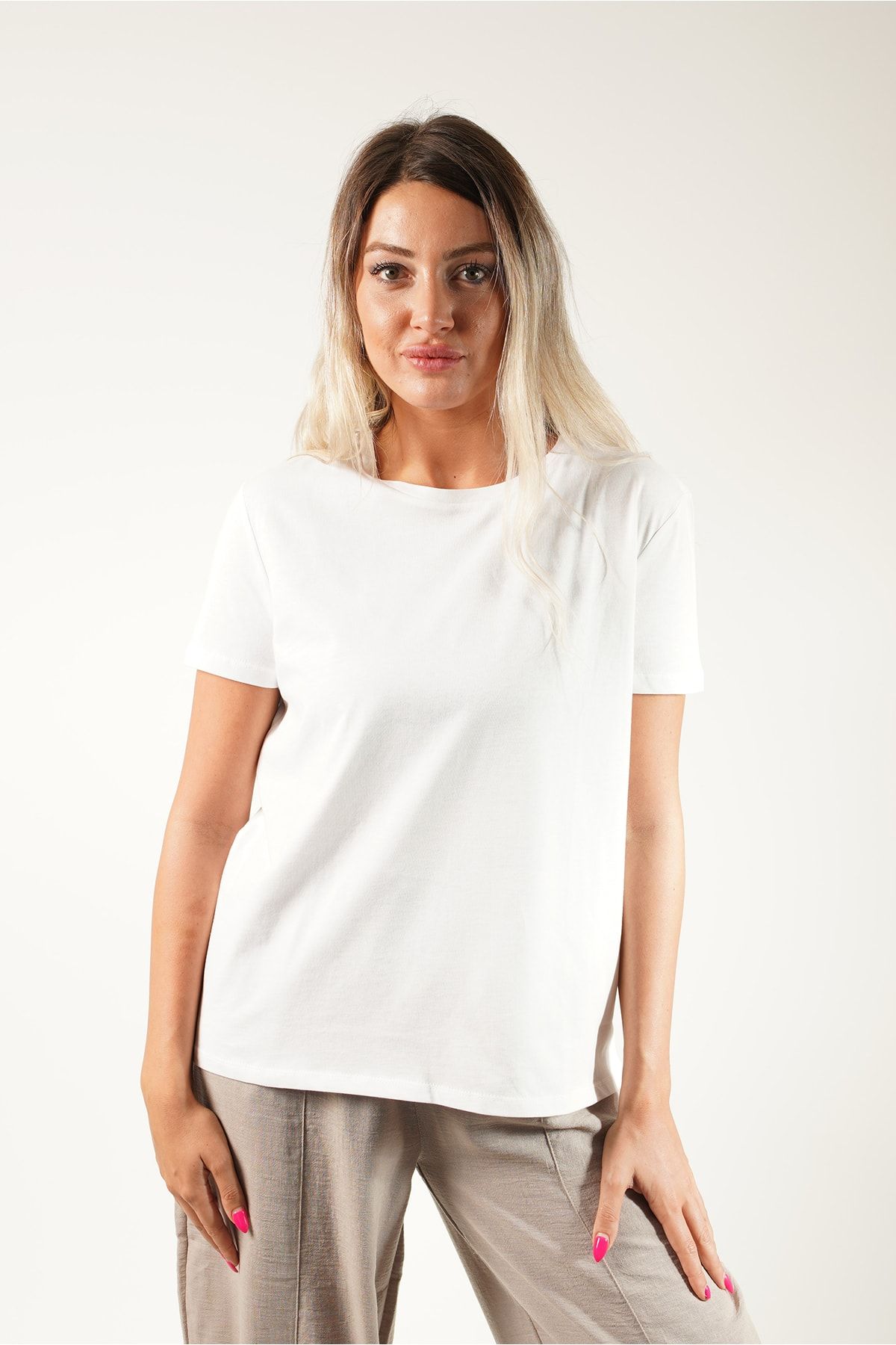 ANTERİ %100 Pamuk Basic T-shirt