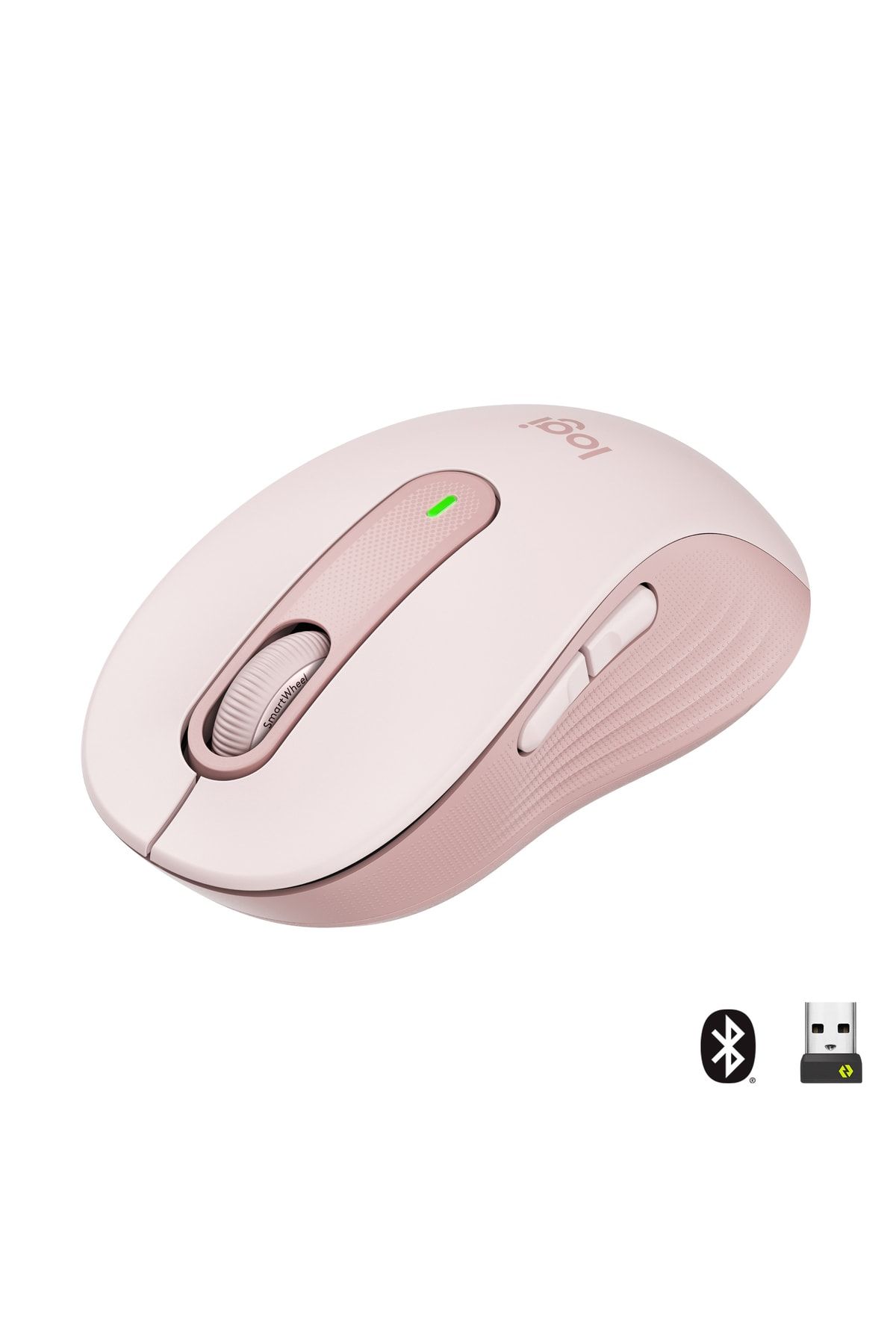 logitech Signature M650 Küçük Ve Orta Boy Sağ El Için Sessiz Kablosuz Mouse - Pembe