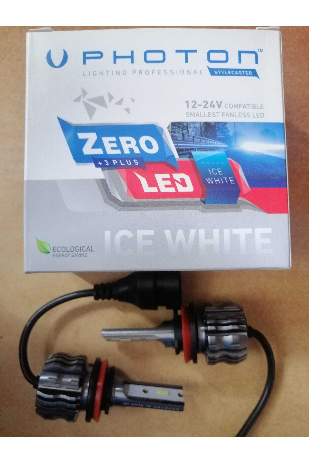 Photon Zero H11 +3 Plus Fansız Led 12volt-24volt Zr3729 Ice White Fansız Uyumlu