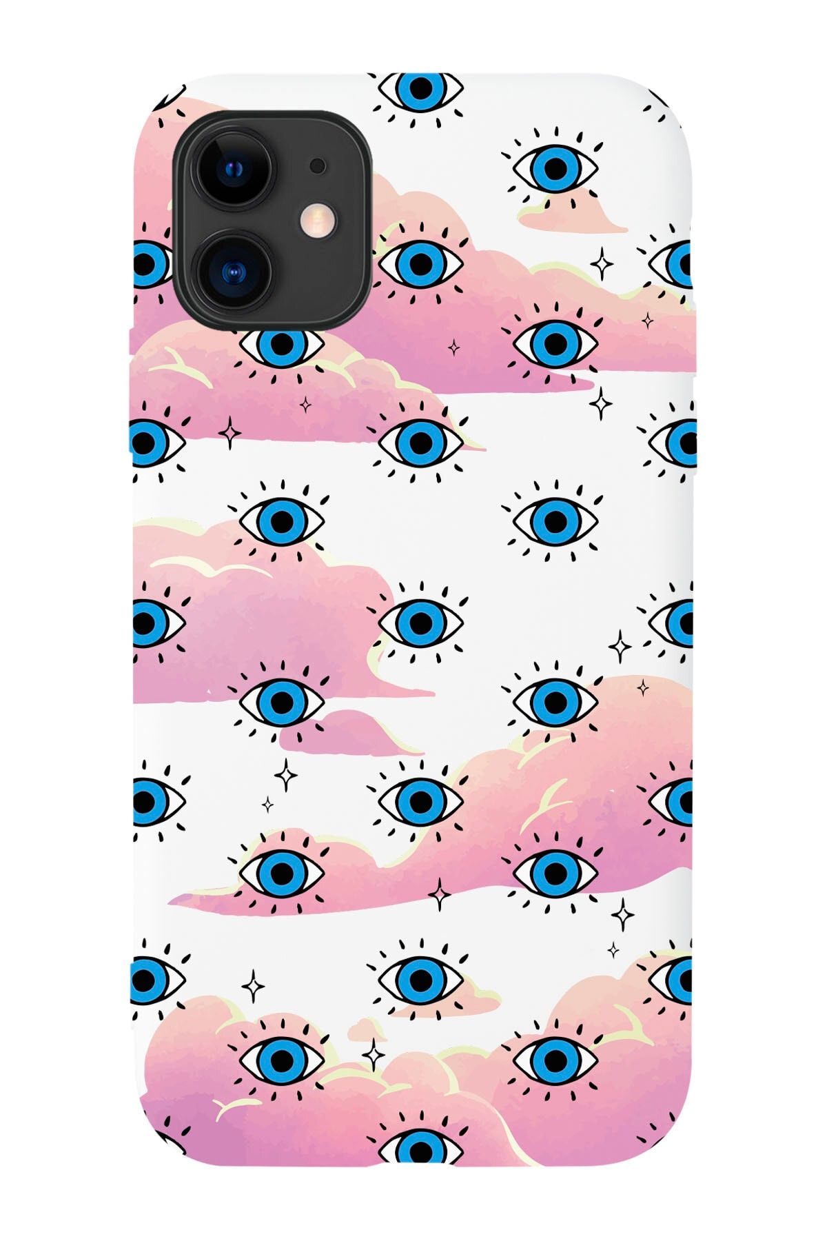 shoptocase Iphone 11 Uyumlu Mavi Gözler-2 Tasarımlı Premium Lansman Telefon Kılıfı