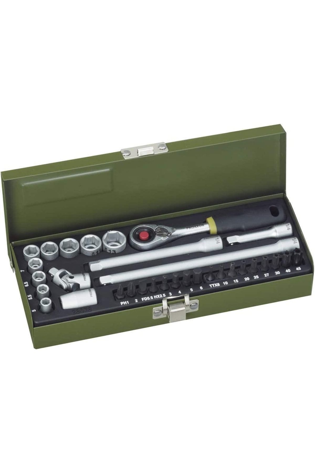 Proxxon Proxon 1/4" 32 Parça Lokma Ve Bits Uç Takımı