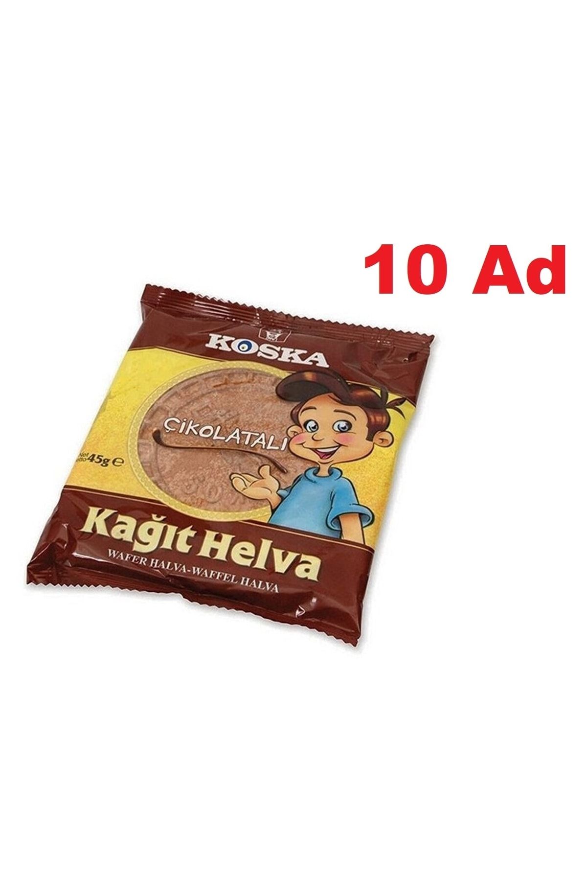 Koska Kağıt Helva 45 Gr - Çikolatalı X 10 Ad