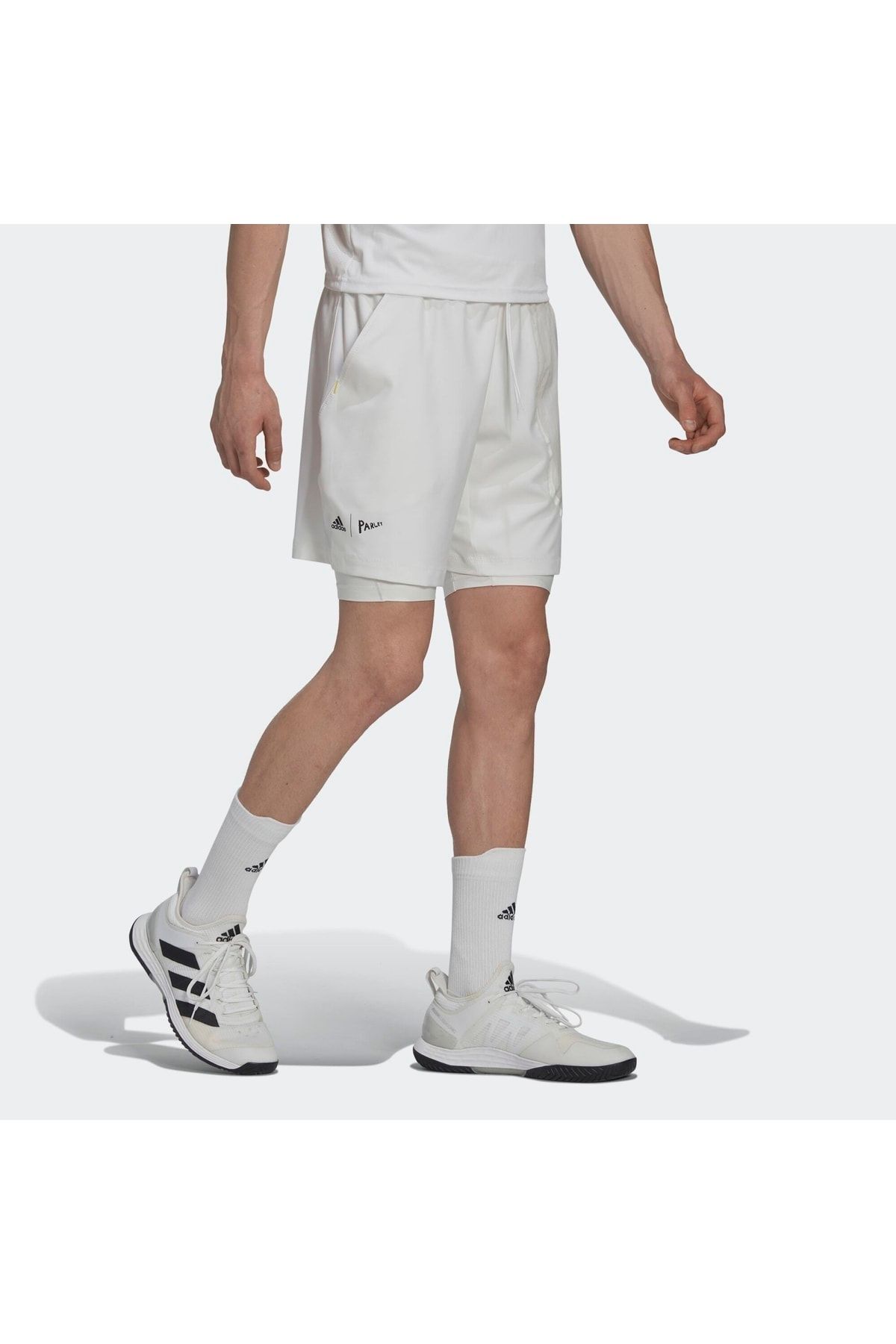 adidas London Two-ın-one Erkek Beyaz Tenis Şort (hc8538)