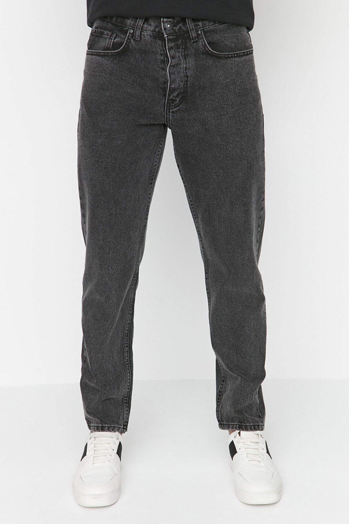 TRENDYOL MAN Antrasit  Essential Fit Jeans Kot Pantolon TMNAW23JE00104