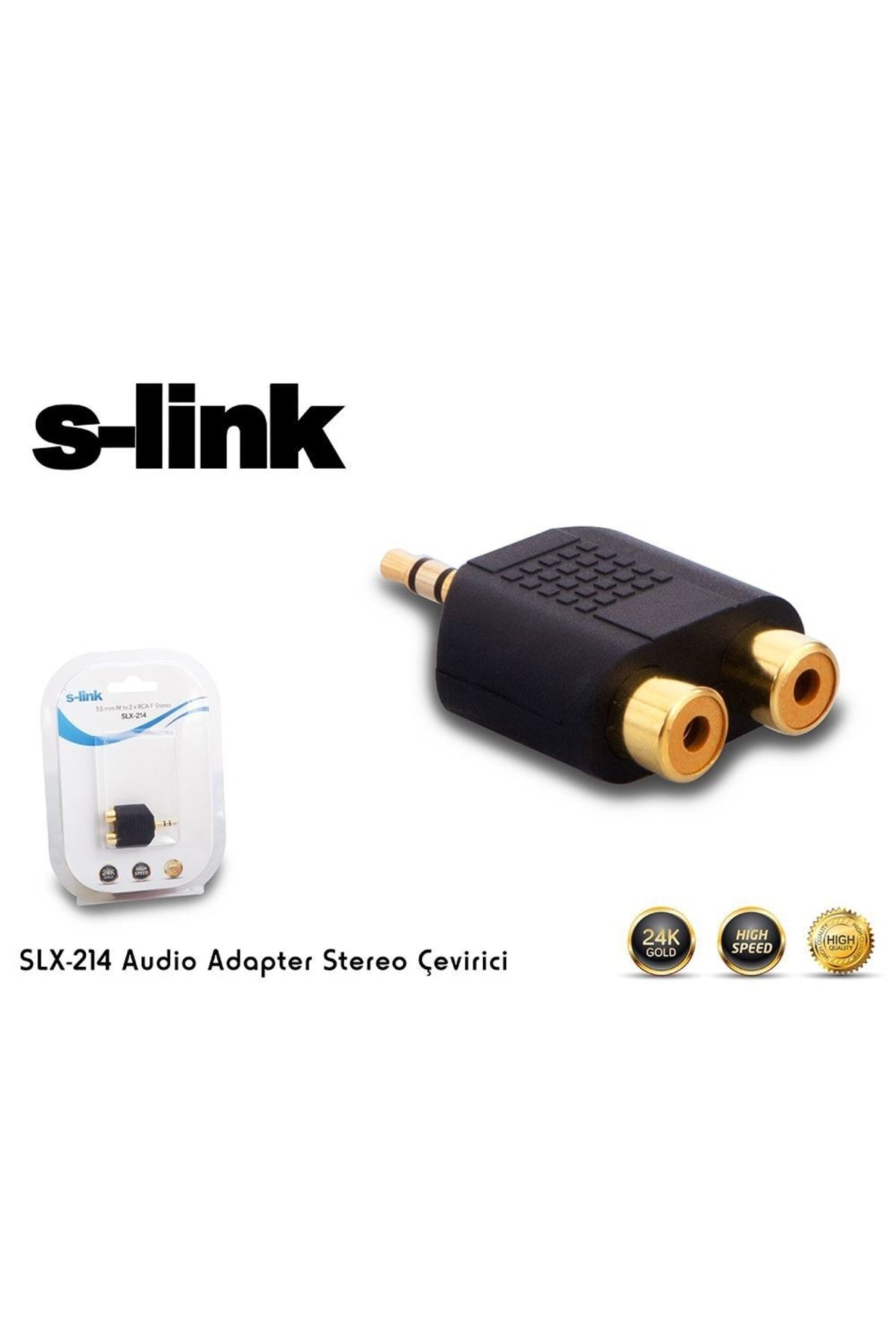 S-Link S-Link Slx-214 Audio Adapter Stereo Çevirici
