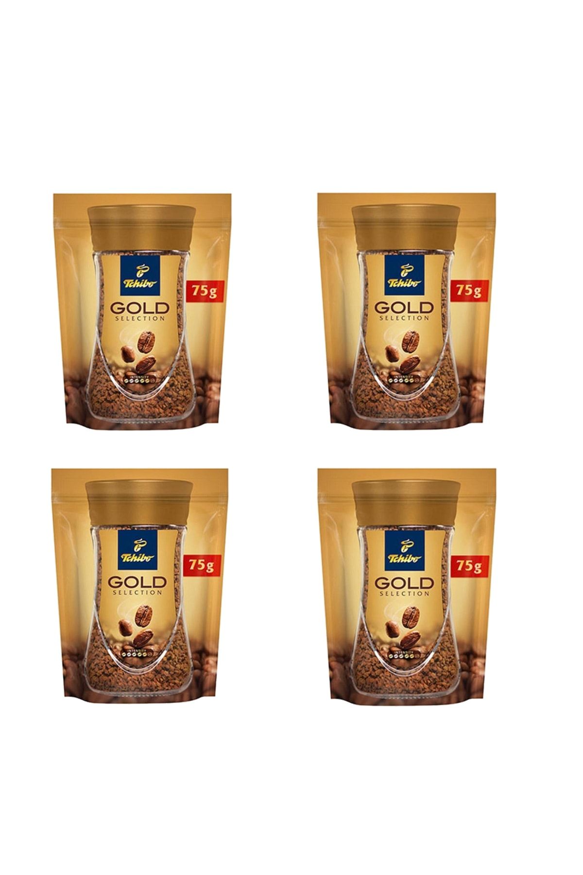 Tchibo Gold Selection Çözünebilir Kahve Ekonomik Paket 75 Gr 4'lü Paket