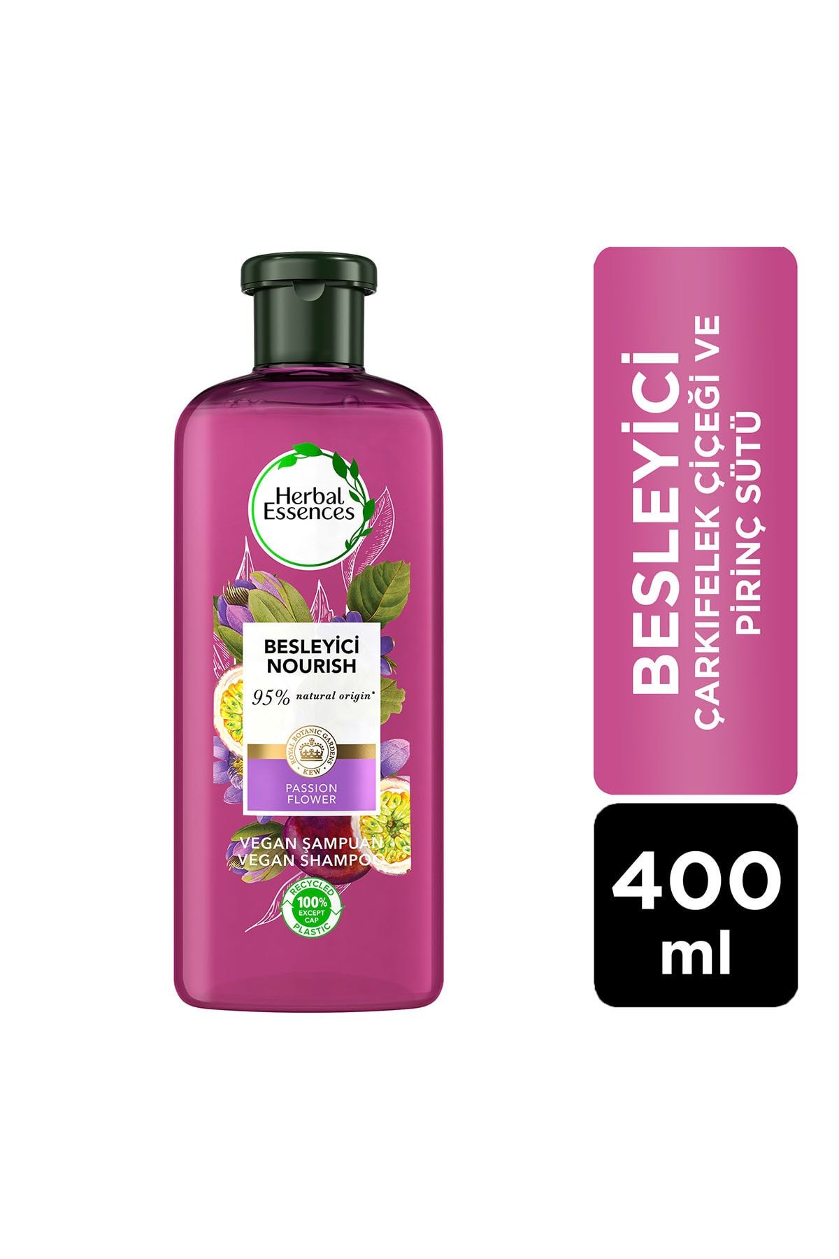 Herbal Essences Vegan Şampuan Besleyici Çarkıfelek Çiçeği Ve Pirinç Sütü 400 ml