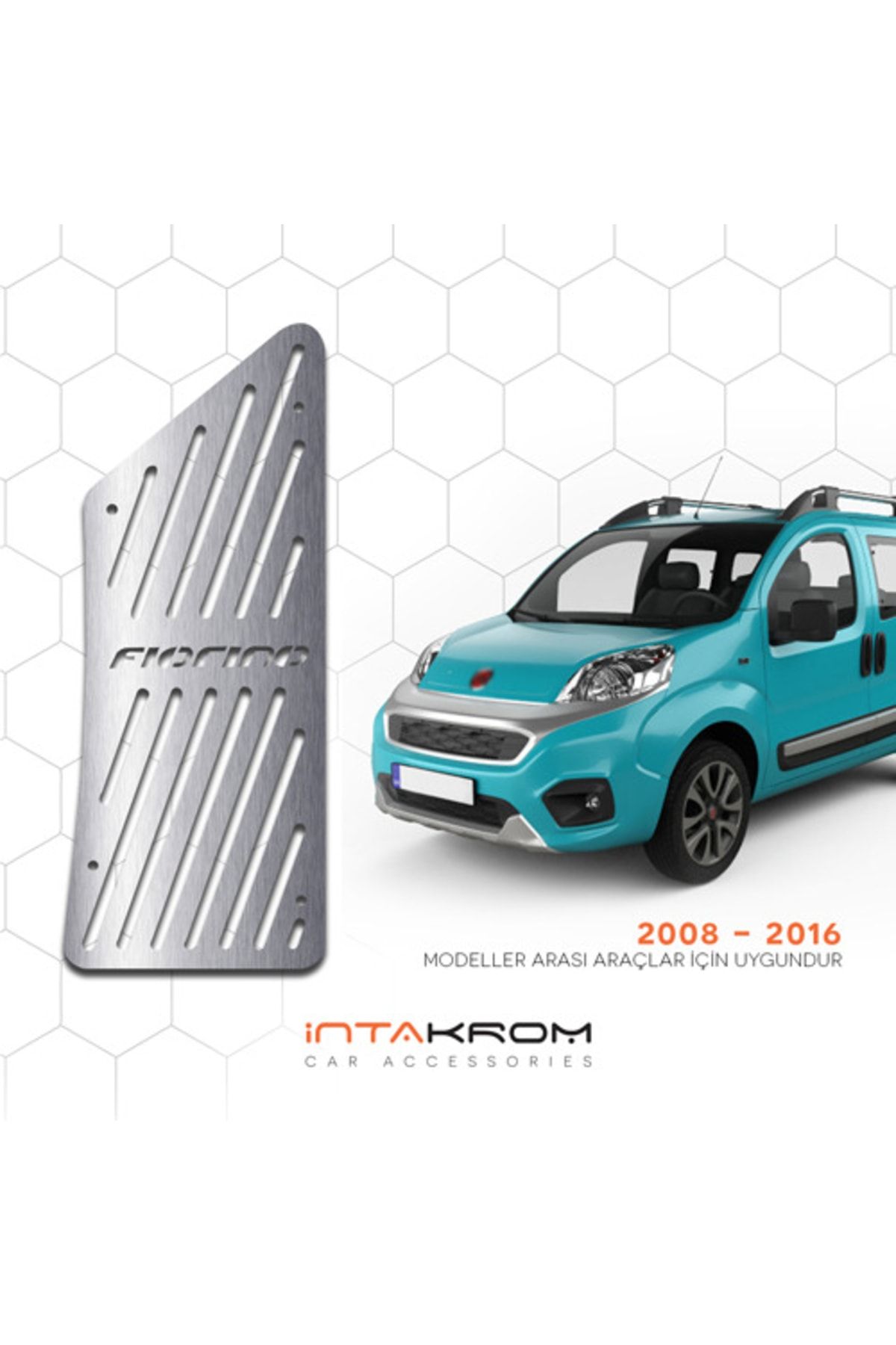İntachrom Fiat Fiorino Krom Ayak Dinlendirme Pedalı - 2008 - 2016