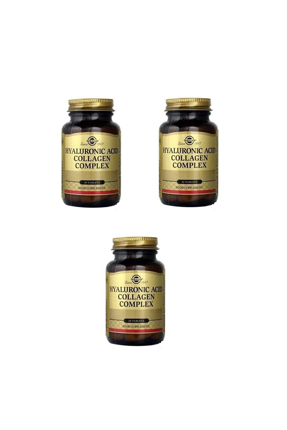 Solgar Hyaluronic Acid Collagen Complex 30 Tablet X 3 Adet Fiyatı