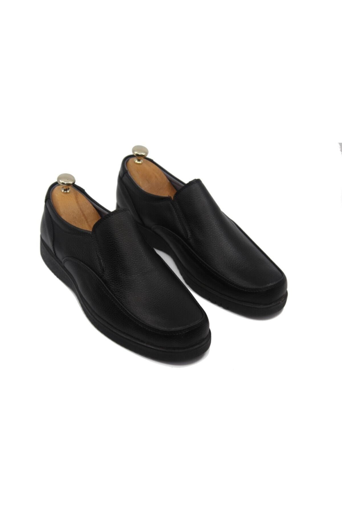 EsKaNa Erkek Siyah Loafer Casual Ayakkabı