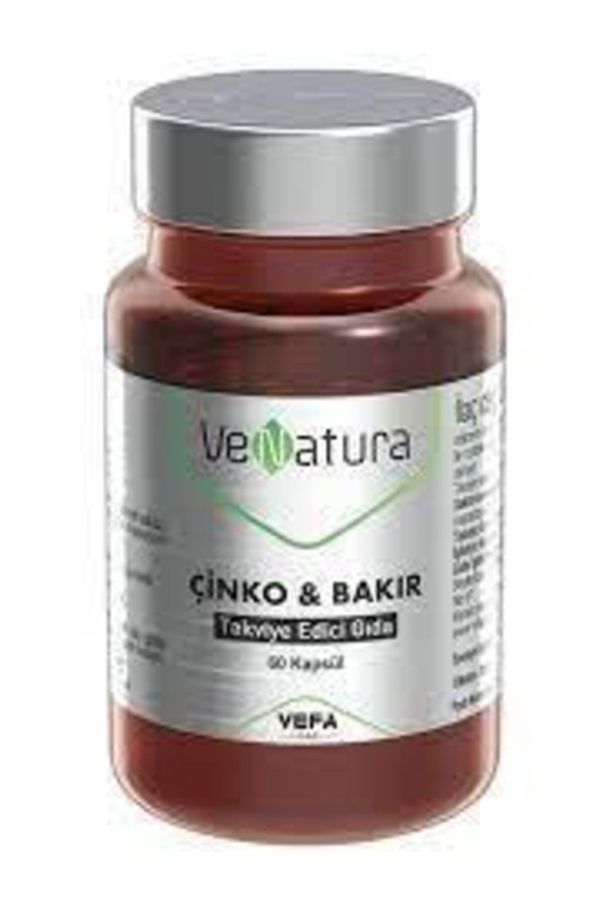 Venatura Çinko - Bakır Takviye Edici Gıda 60 Kapsül