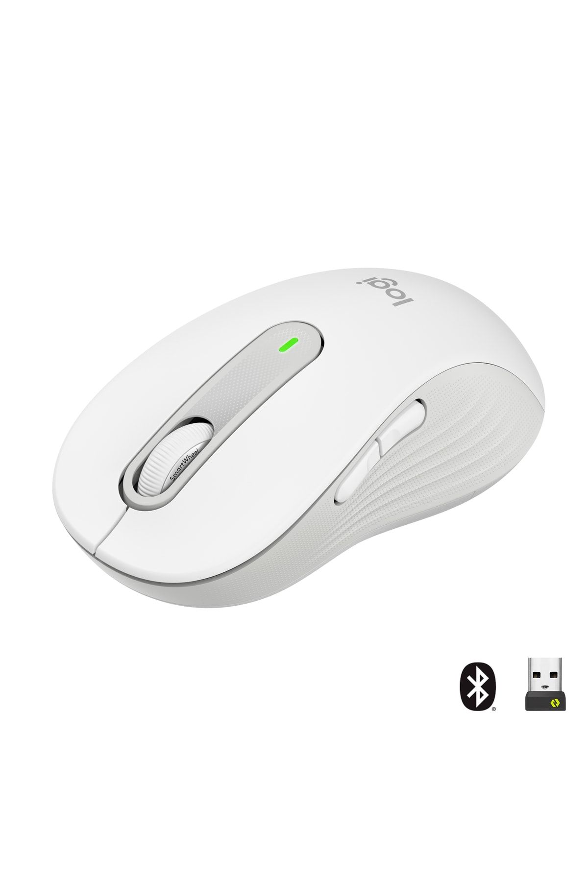logitech Signature M650 Büyük Boy Sağ El Için Sessiz Kablosuz Mouse - Beyaz