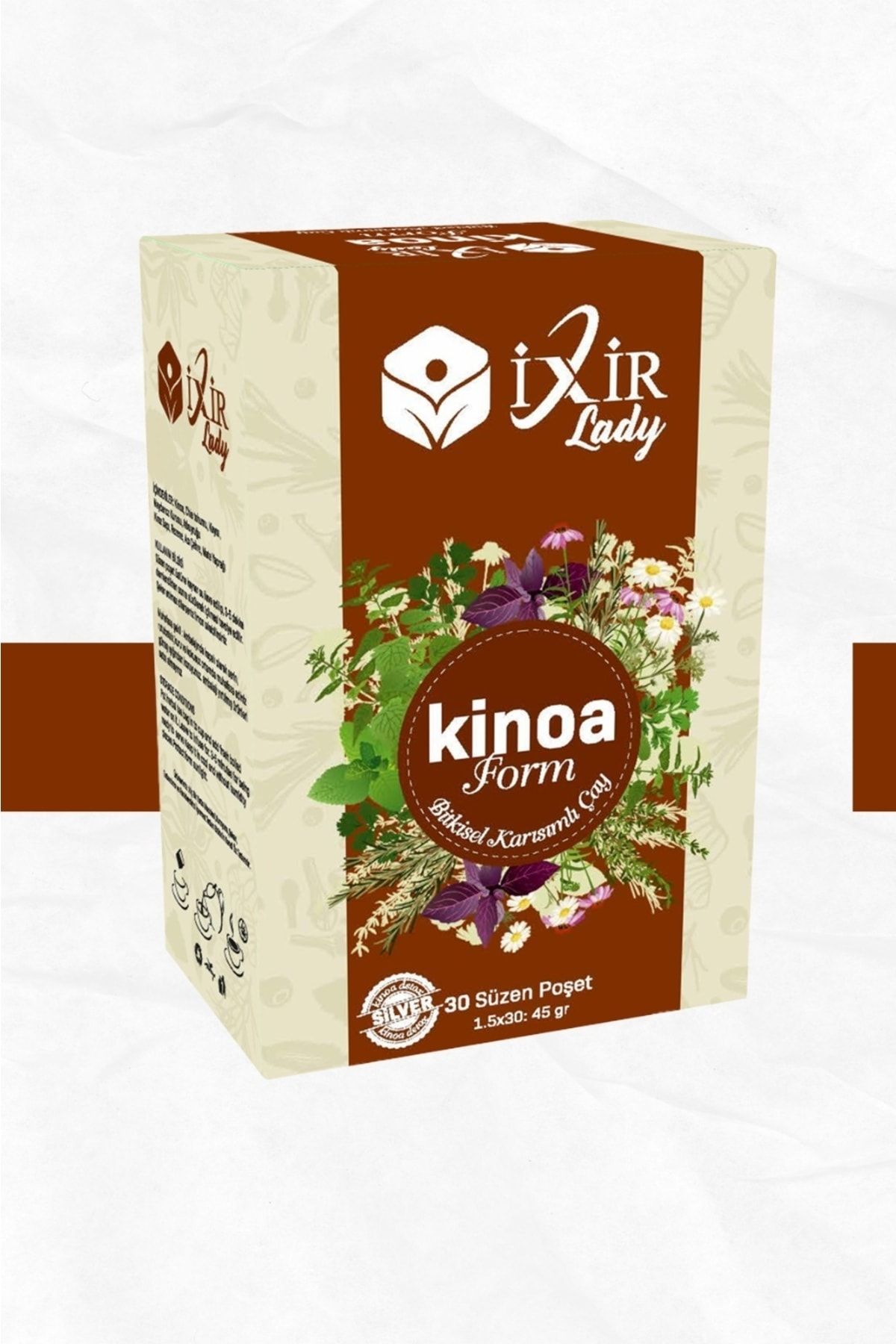 İxir Lady Zayıflama Ya Yardımcı Kinoa Silver Form 30 Süzen Poşet Çay