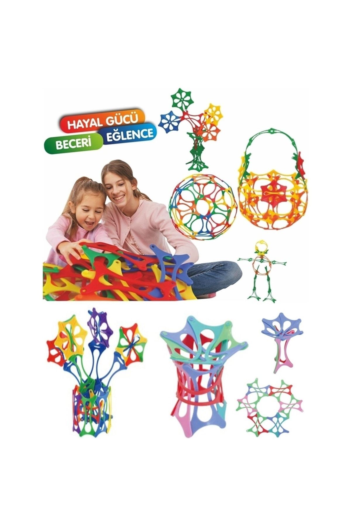 ümit toys Kelebek Çubuklar Bloklar Yapboz Puzzle Bultak Zeka Renk Algı Gelişim Eğitici Oyuncak