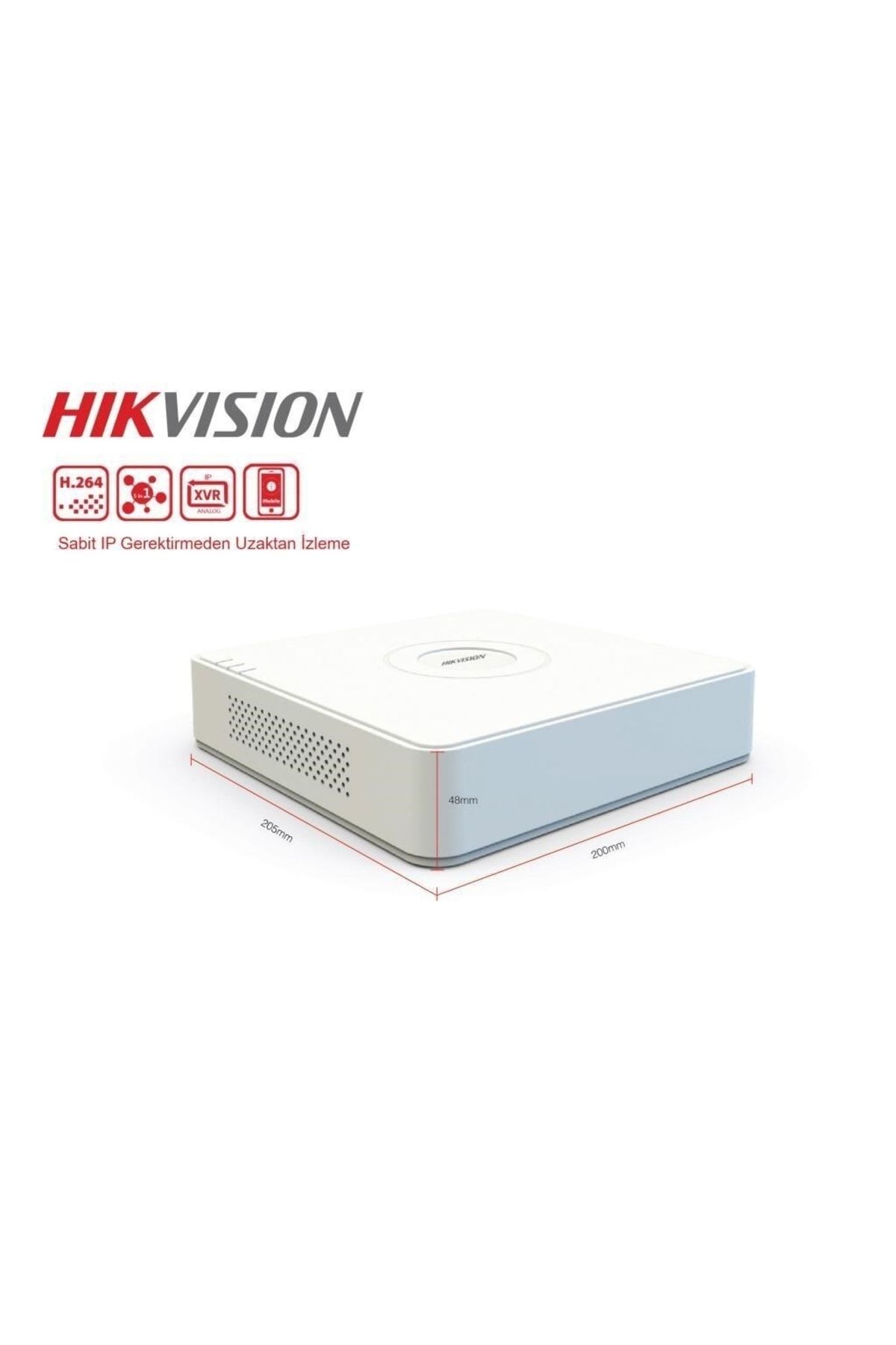 Hikvision Ds-7104hghı-f1 4 Kanal Dvr Kayıt Cihazı