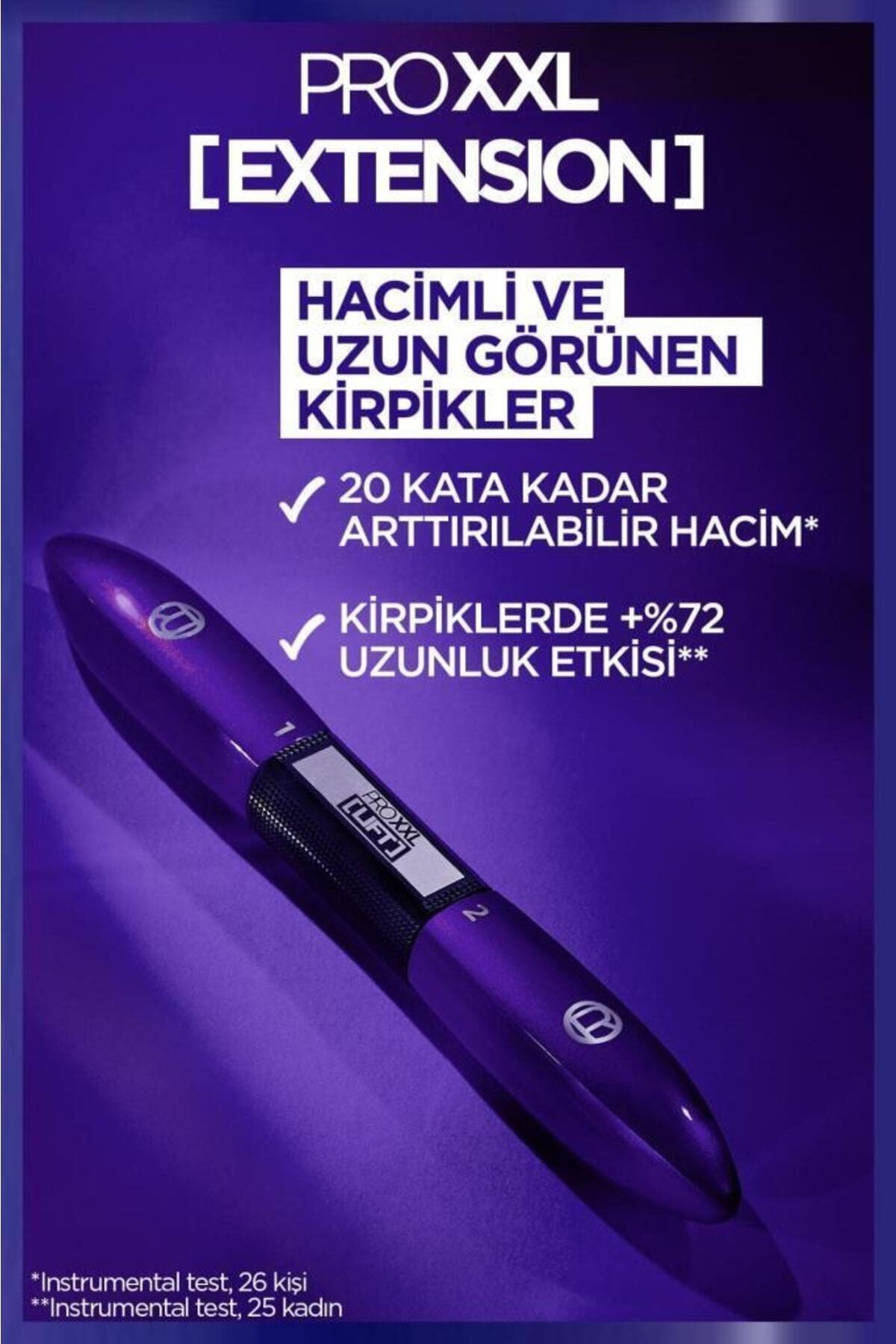 Pro XXL Extension Çift Taraflı Maskara - Uzunluk Etkisi_3