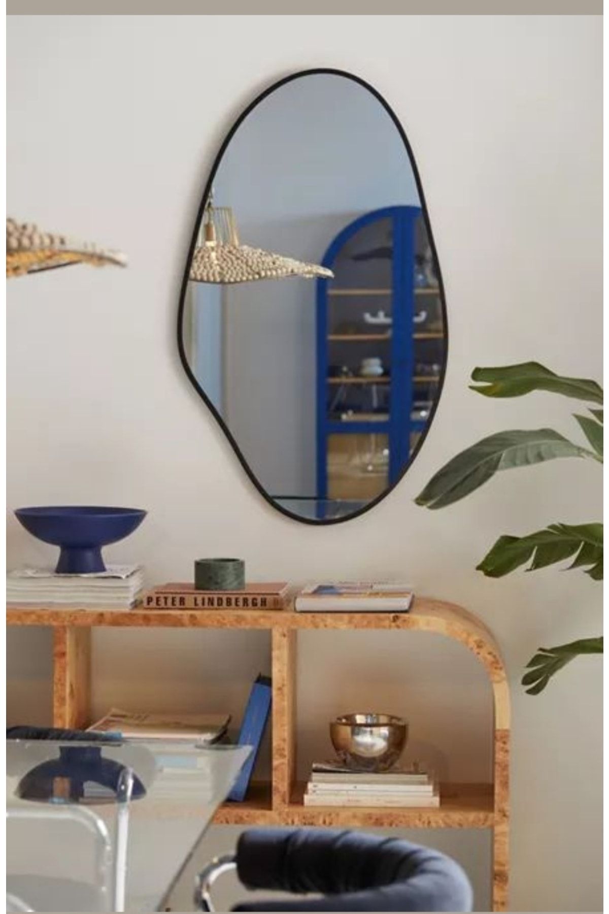CG HOME Asimetrik Ayna, Konsol Aynası, Dresuar Aynası, Tuvalet Aynasi. 1.kalite Ayna 75x50