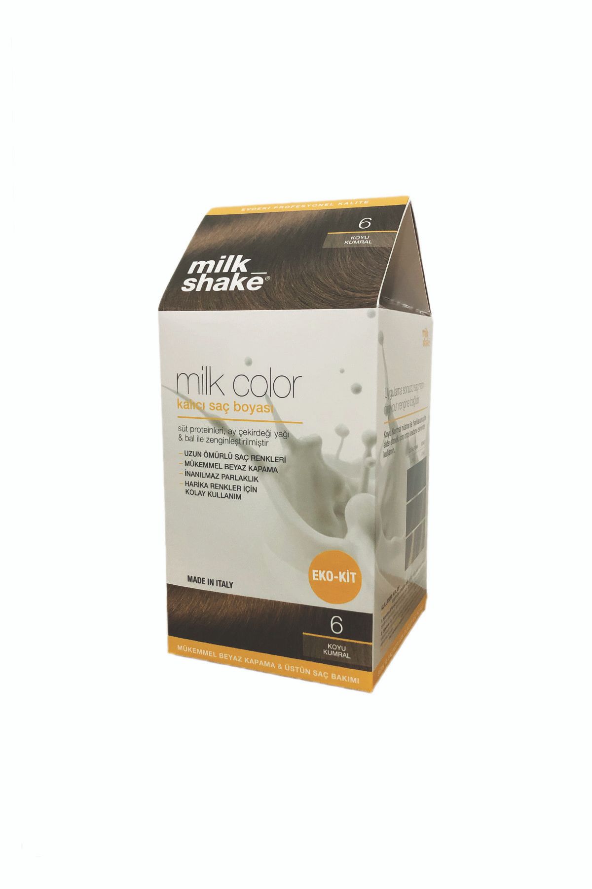 Milkshake Milk Color Eko Kit Saç Boyası Koyu Kumral -6 (KÖPÜKSÜZ)