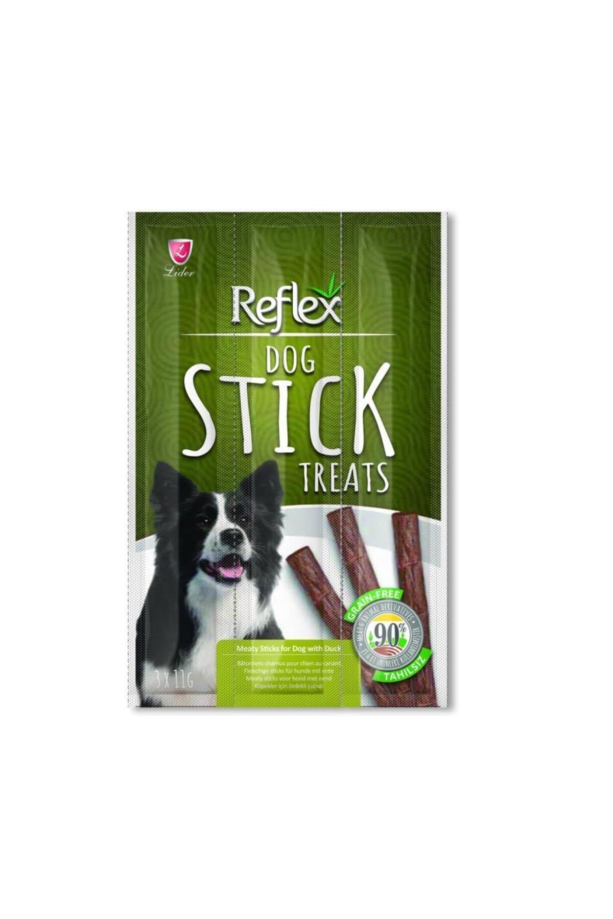 Reflex 3 Adet Ördekli Köpek Ödül Çubuğu 11 gr