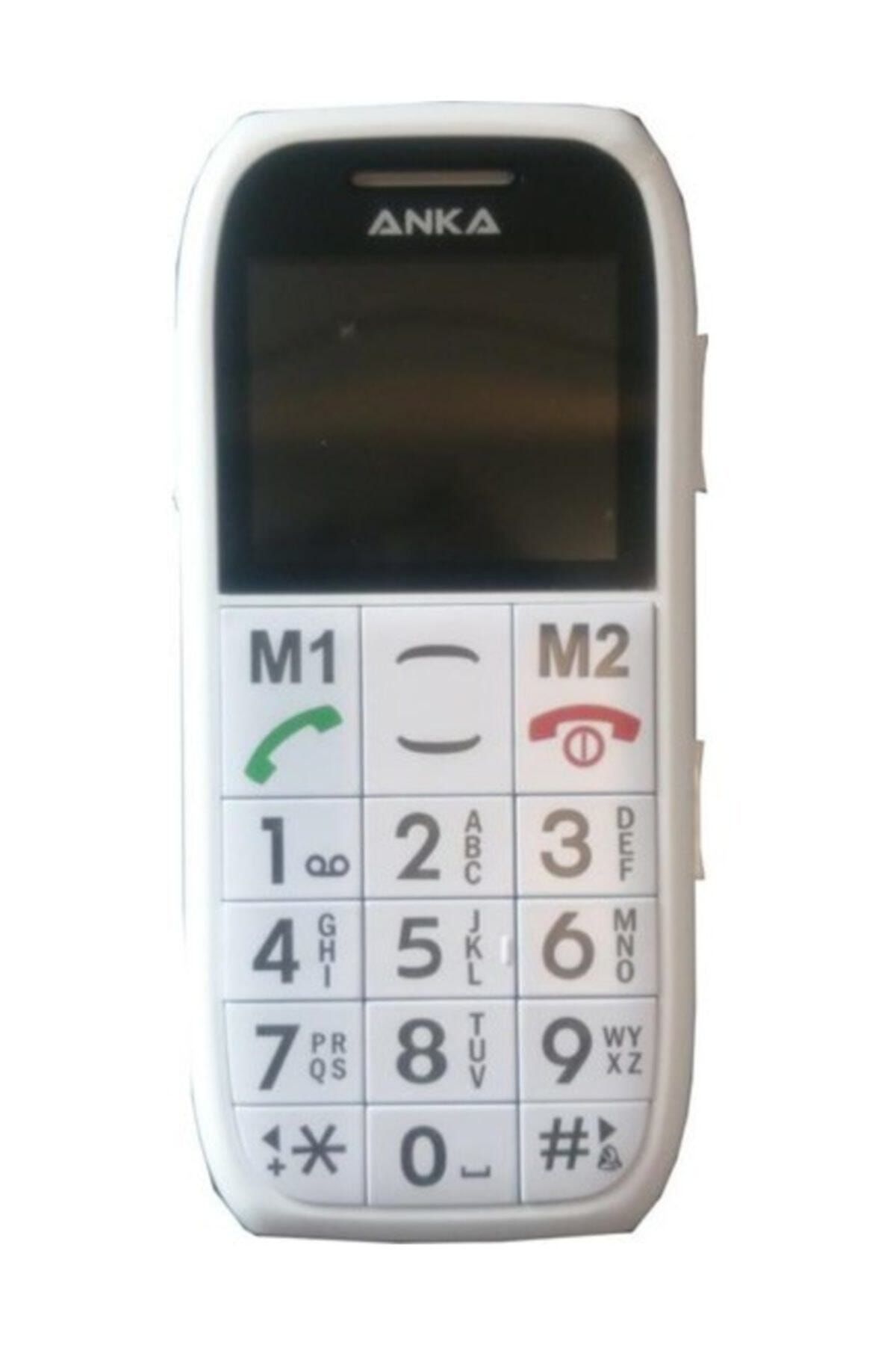 Anka M9 Beyaz Tuşlu Cep Telefonu (Ithalatçı Firma Garantili)