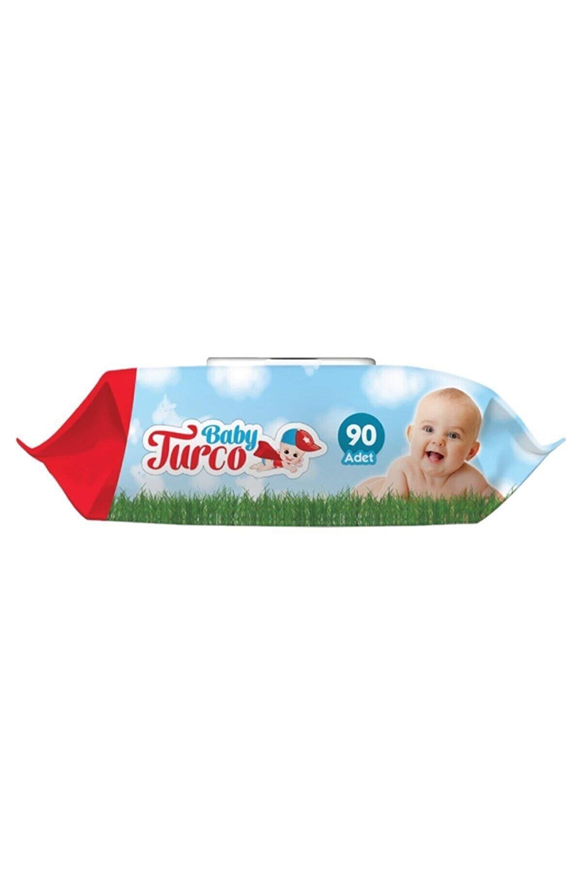 Baby Turco 24 X 90 Yaprak Alkolsüz Islak Bebek Havlusu