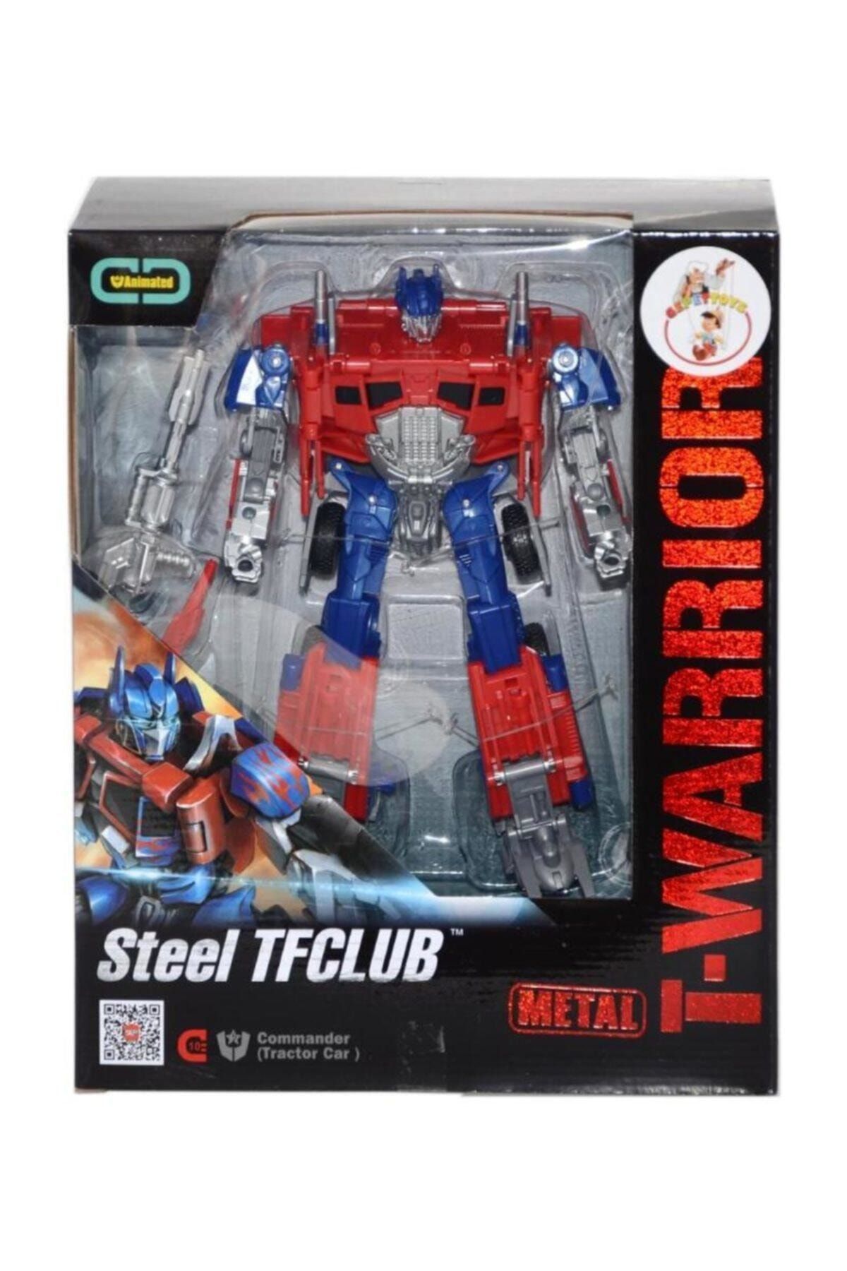 Gepettoys T-warrior Metal Gövdeli Dönüşebilen Oyuncak Robot Kamyon Cyberverse