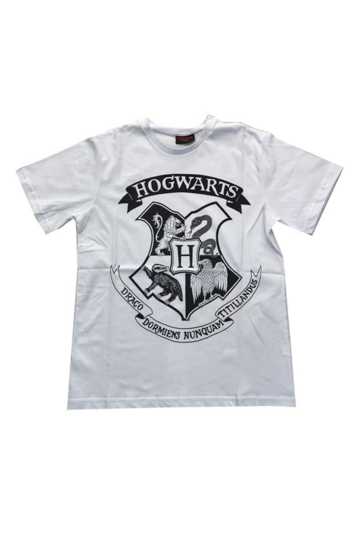 Harry Potter Hogwarts B&w Orijinal Lisanslı T-shirt
