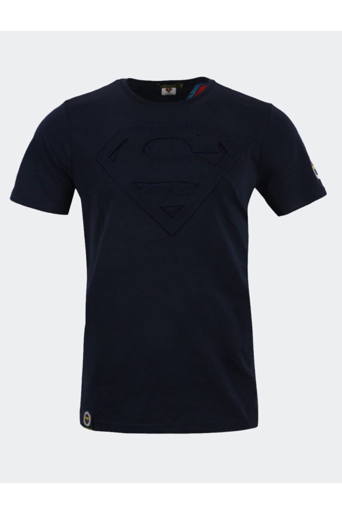 Fenerbahçe Superman Emboss Logo Erkek T-shırt