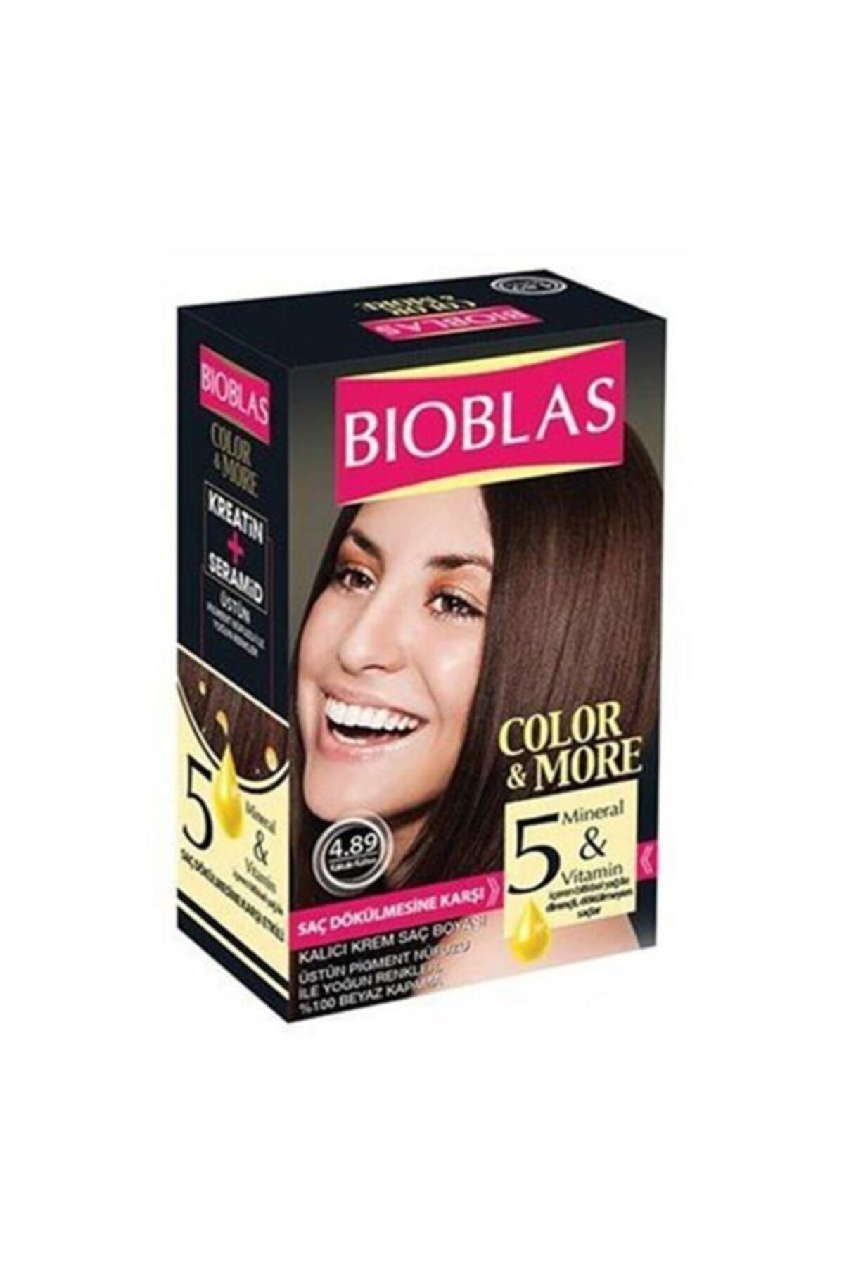 Bioblas 4.89 Kakule Kahve 50 ml. Saç Boyası