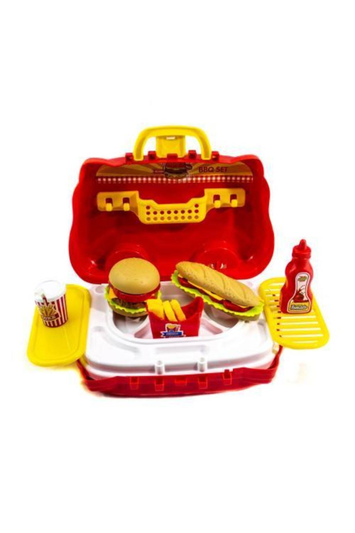 Erzi Oyuncak Hamburger Set 26 Parça Arabalı Set