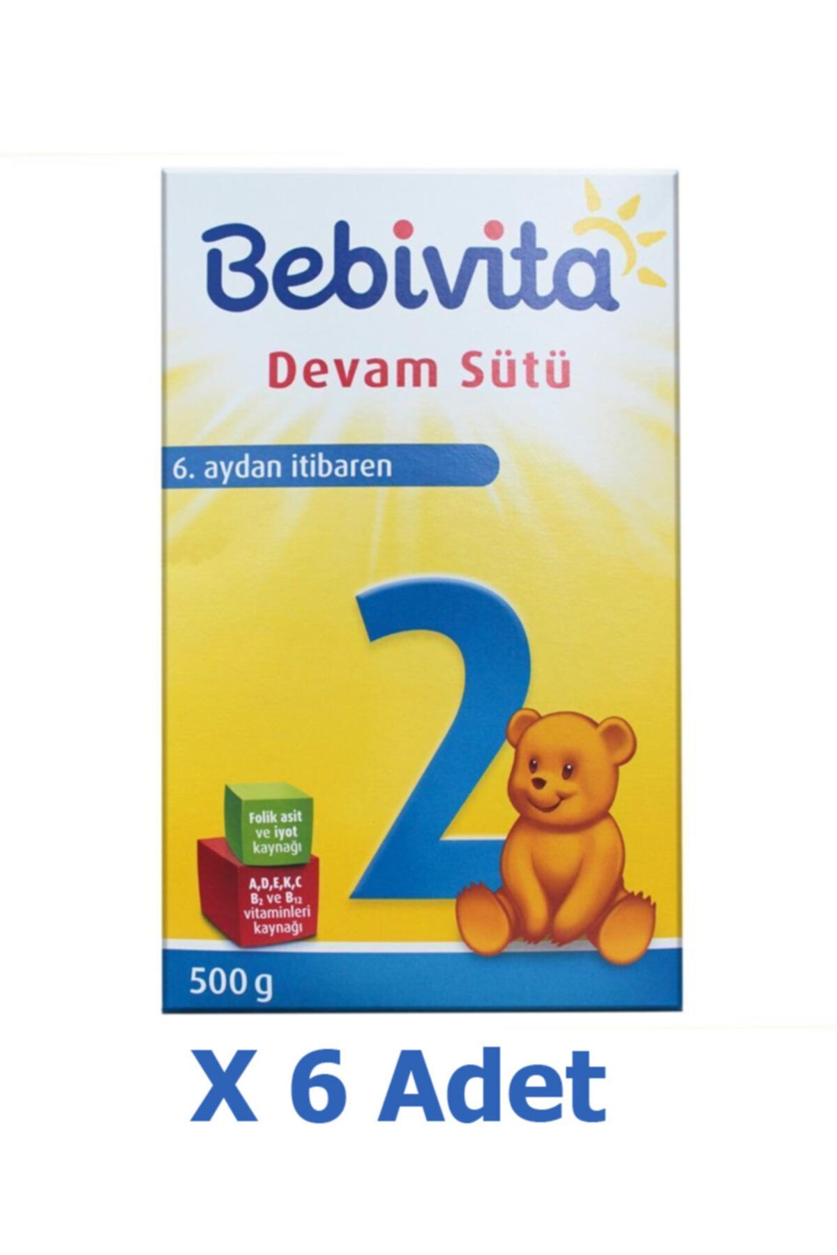 Bebivita Devam Sütü 2 Numara 6 Lı Paket 3 kg