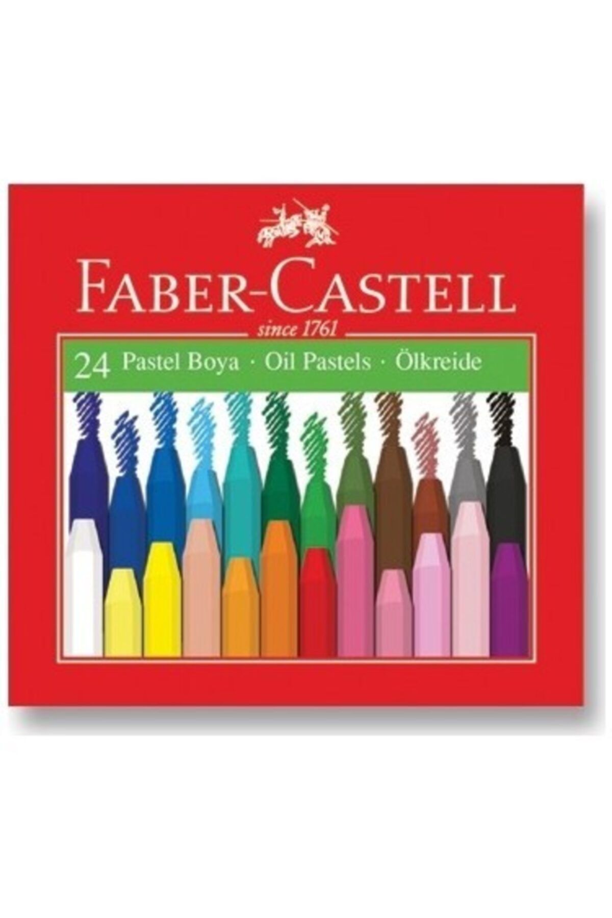 Faber Castell Karton Kutu Pastel Boya 24'lü