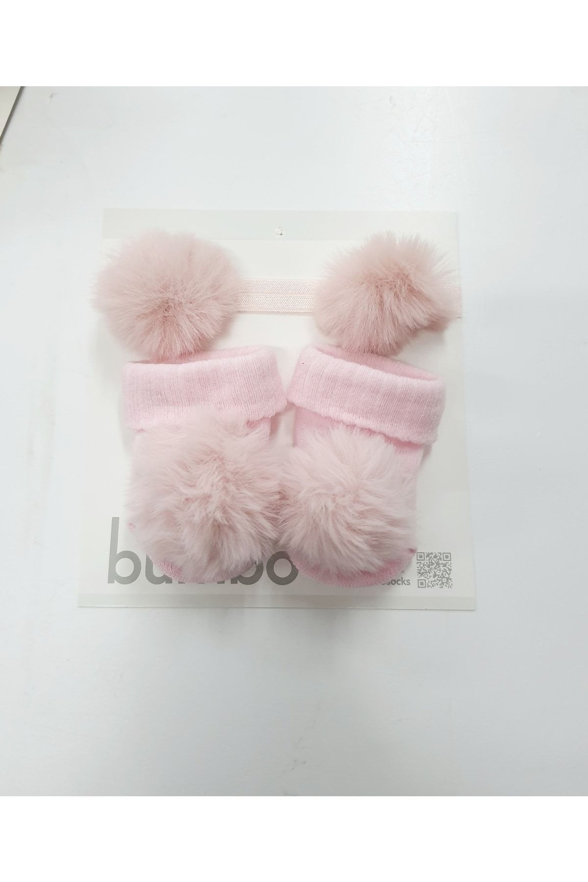 Bumbo Ponponlu 2li Set Bebek Çorap