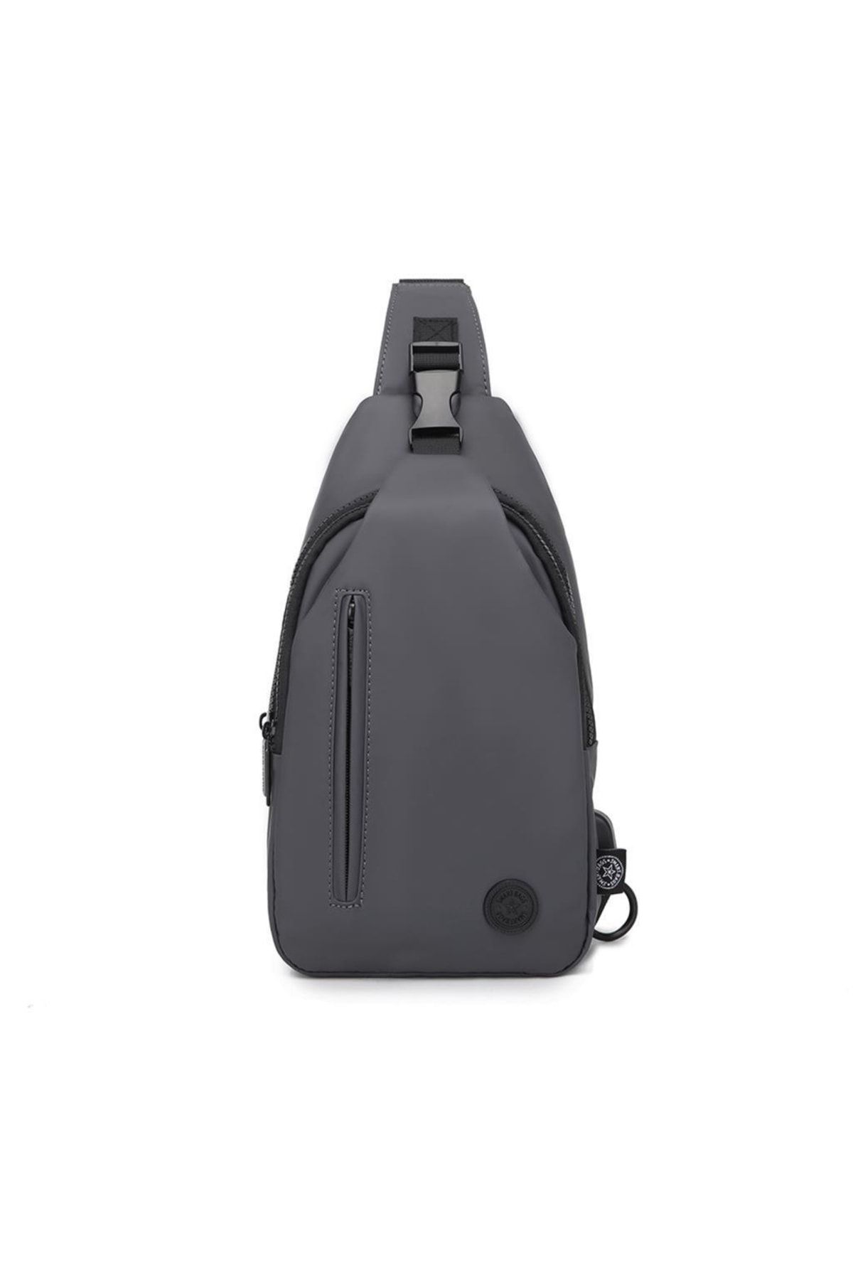 Smart Bags Gumi Kumaş Uniseks Bodybag Omuz Çantası 8654 K.gri