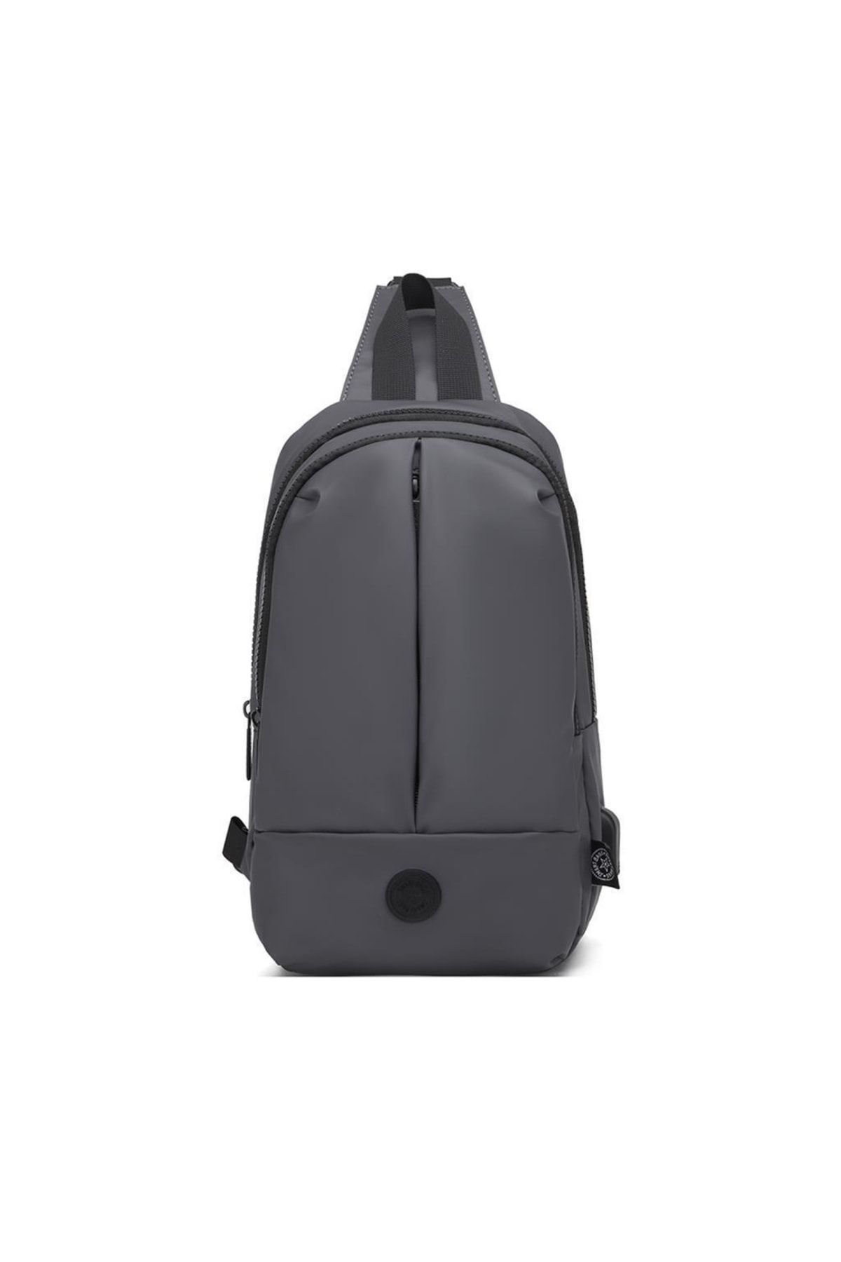 Smart Bags Gumi Kumaş Uniseks Bodybag Omuz Çantası 8655 K.gri