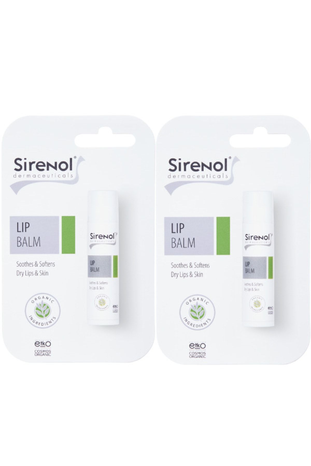 Sirenol 2 Li Organik Dudak Balmı