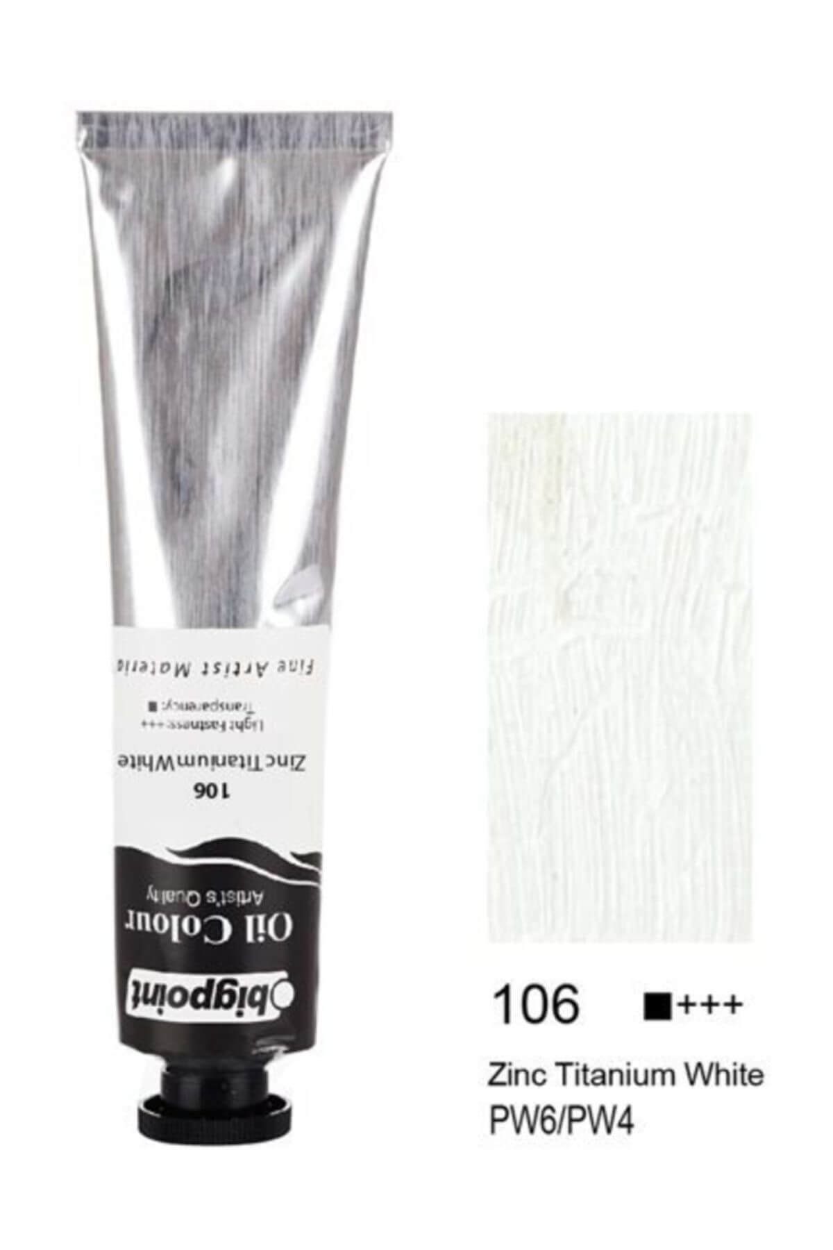 Bigpoint Yağlı Boya 45 ml Zinc Titanium White 106