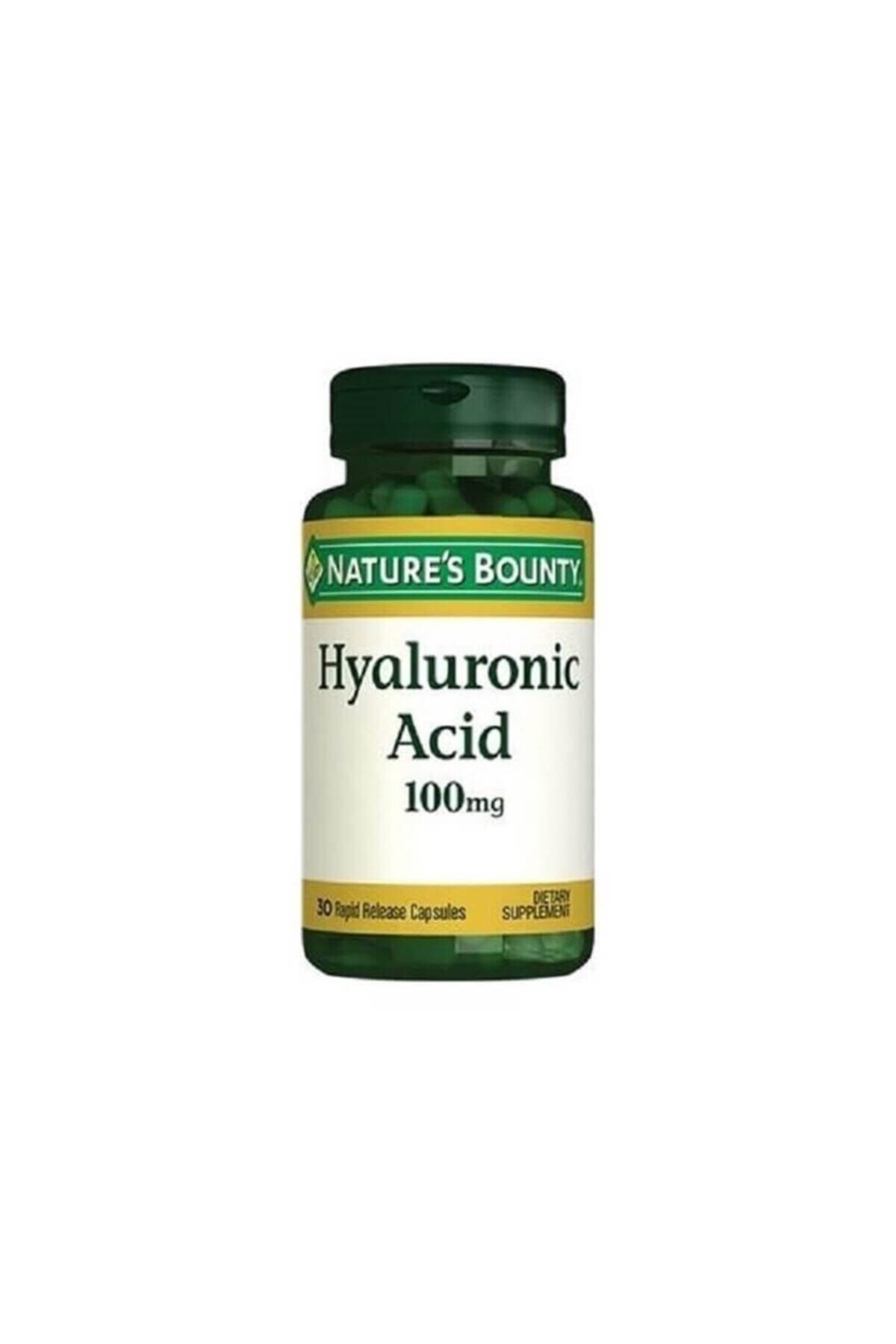 Natures Bounty Hyaluronic Acid Takviye Edici Gıda 100mg 30 Kapsül