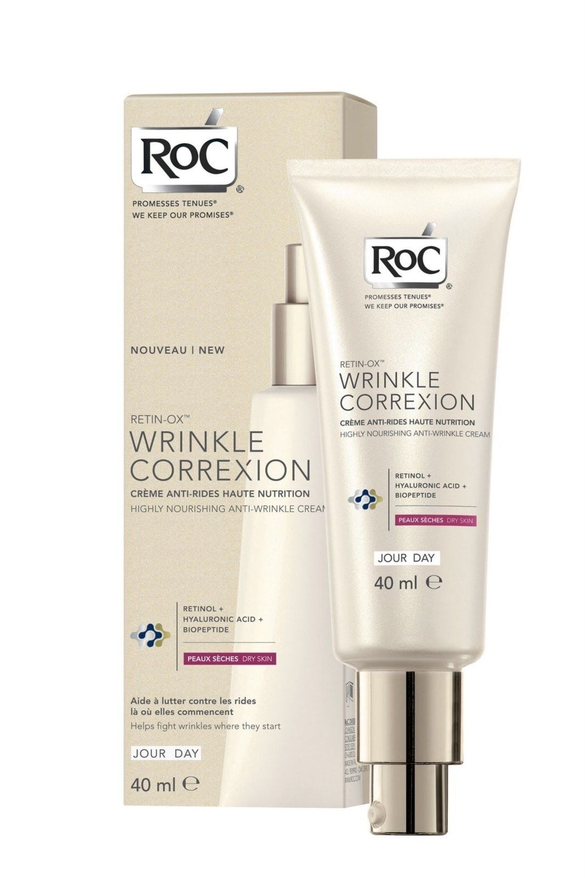 Roc Retin-ox Wrinkle Correction Yaşlanma Karşıtı Kırışıklık Kremi 40 Ml
