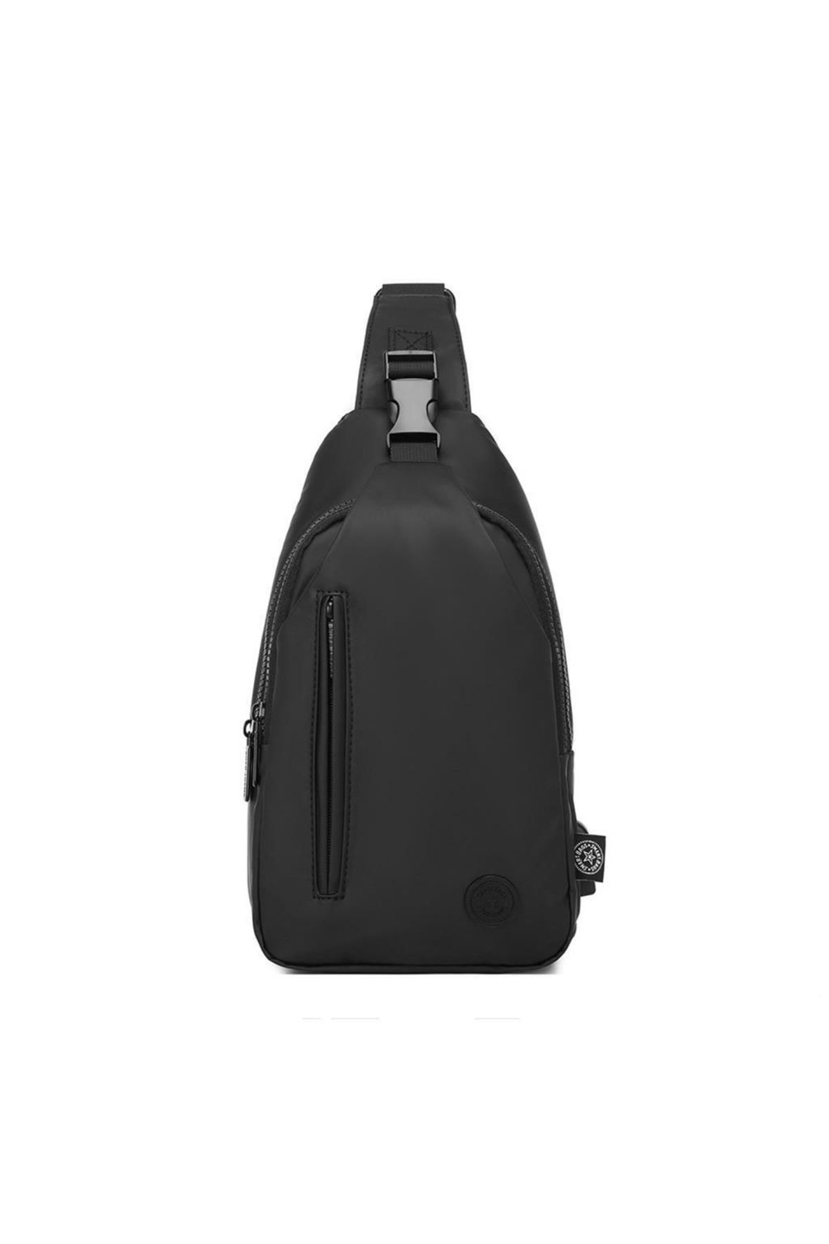Smart Bags Gumi Kumaş Uniseks Bodybag Omuz Çantası 8654 Siyah