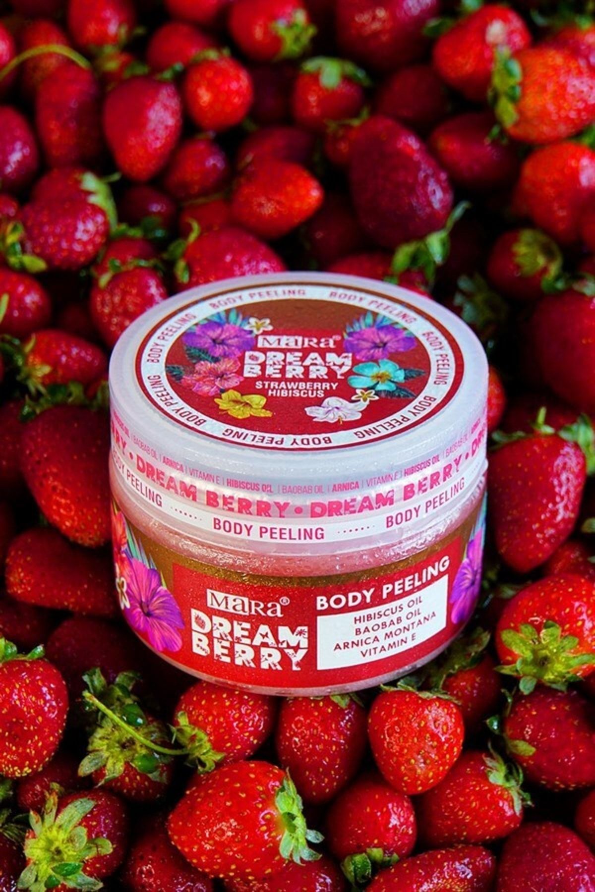 Mara Dreamberry Değerli Yağlar Içeren Çilek Vücut Peeling-125 Gr