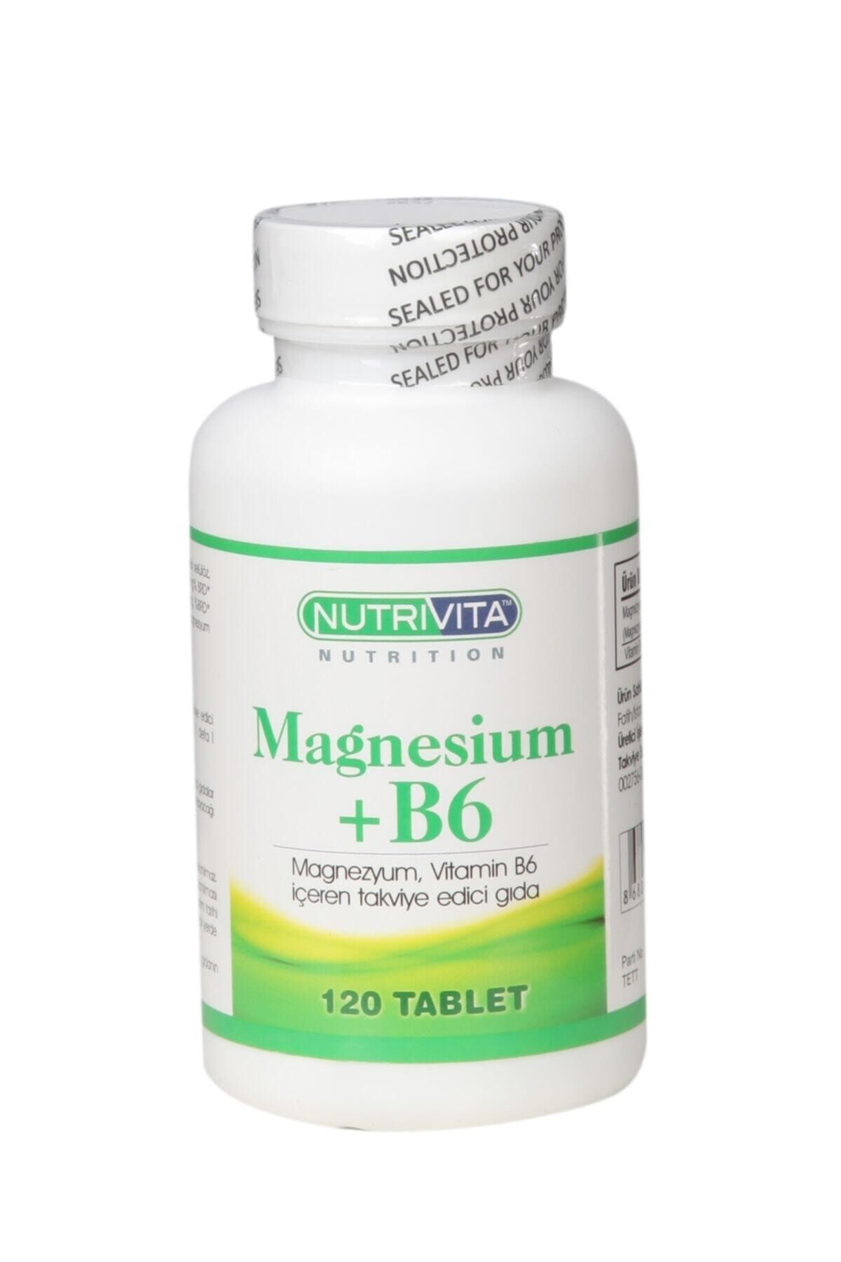 Nutrivita Nutrition Nutrivita Magnesium(Magnezyum)+b6 120 Tablet