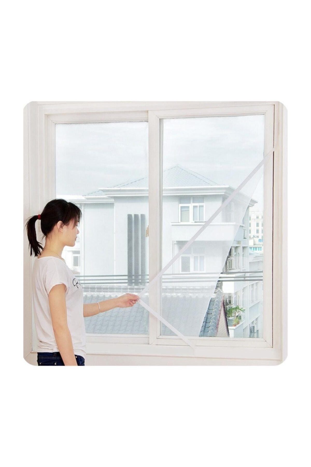Yenimiyeni Cırt Cırtlı Pencere Sinekliği Kendin Yap 100 X 150