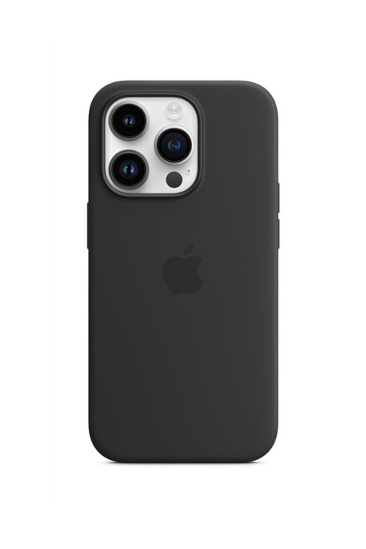 Apple iPhone 14 Pro için MagSafe özellikli Silikon Kılıf -Gece Yarısı