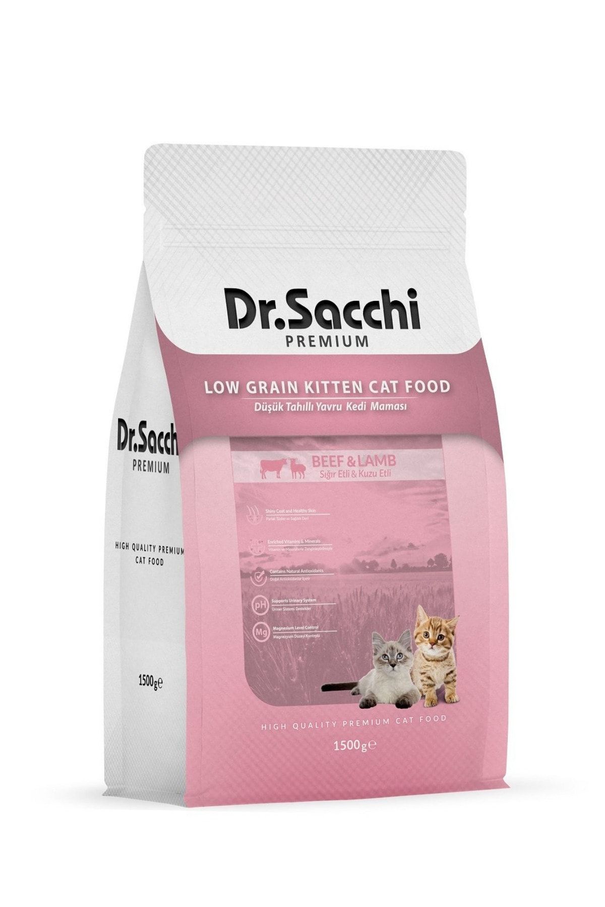 Dr. Sacchi Dr.sacchi Premium Düşük Tahıllı Yavru Kedi Maması 1,5 Kg