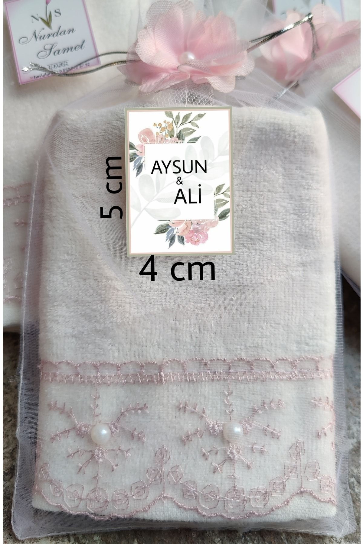 havlu dünyası 30 Adet Hediyelik Etiket Nişan-kına-düğün-sünnet-bebek-mevlid Vs Için Yapışkansız (4×5 CM)