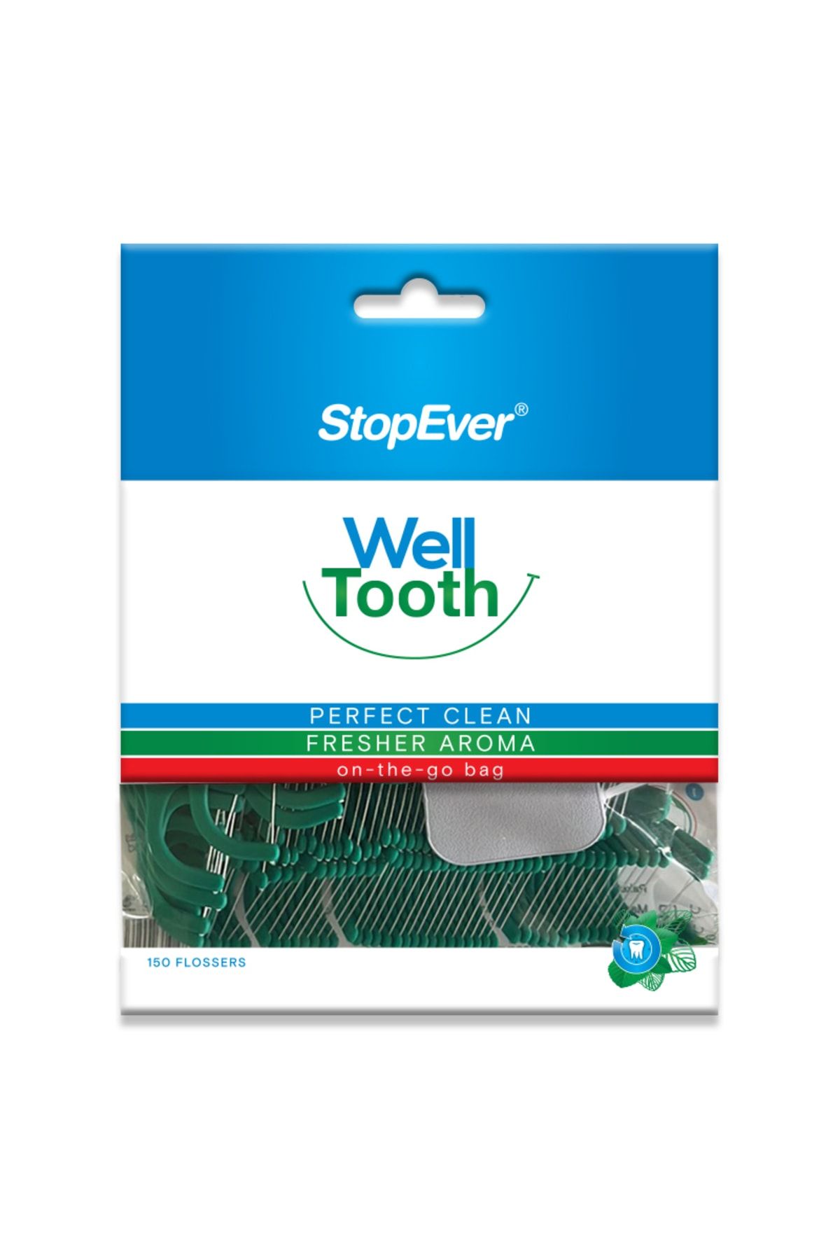StopEver Well Tooth Kürdanlı Diş Ipi Ekonomik Paket 150 Adet