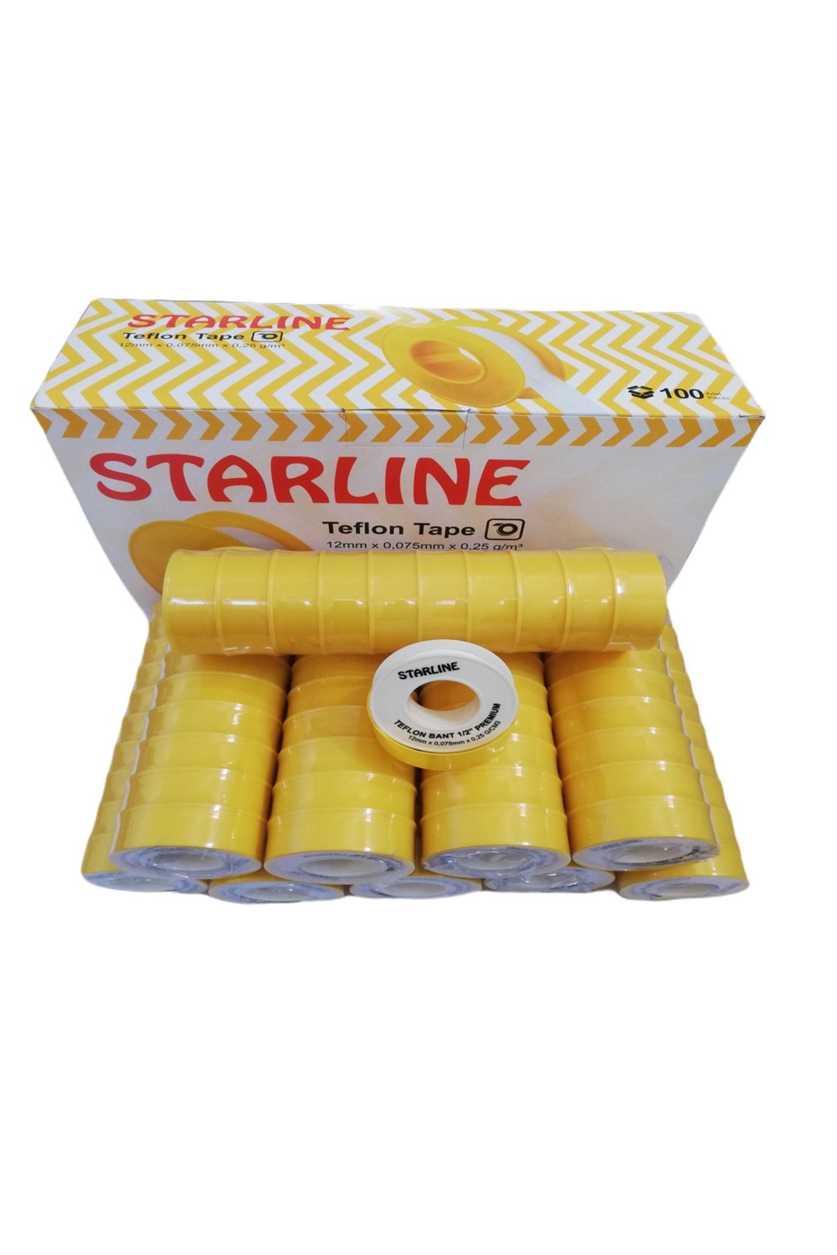Starline 100'lü Teflon Bant 12mm 100x10mt